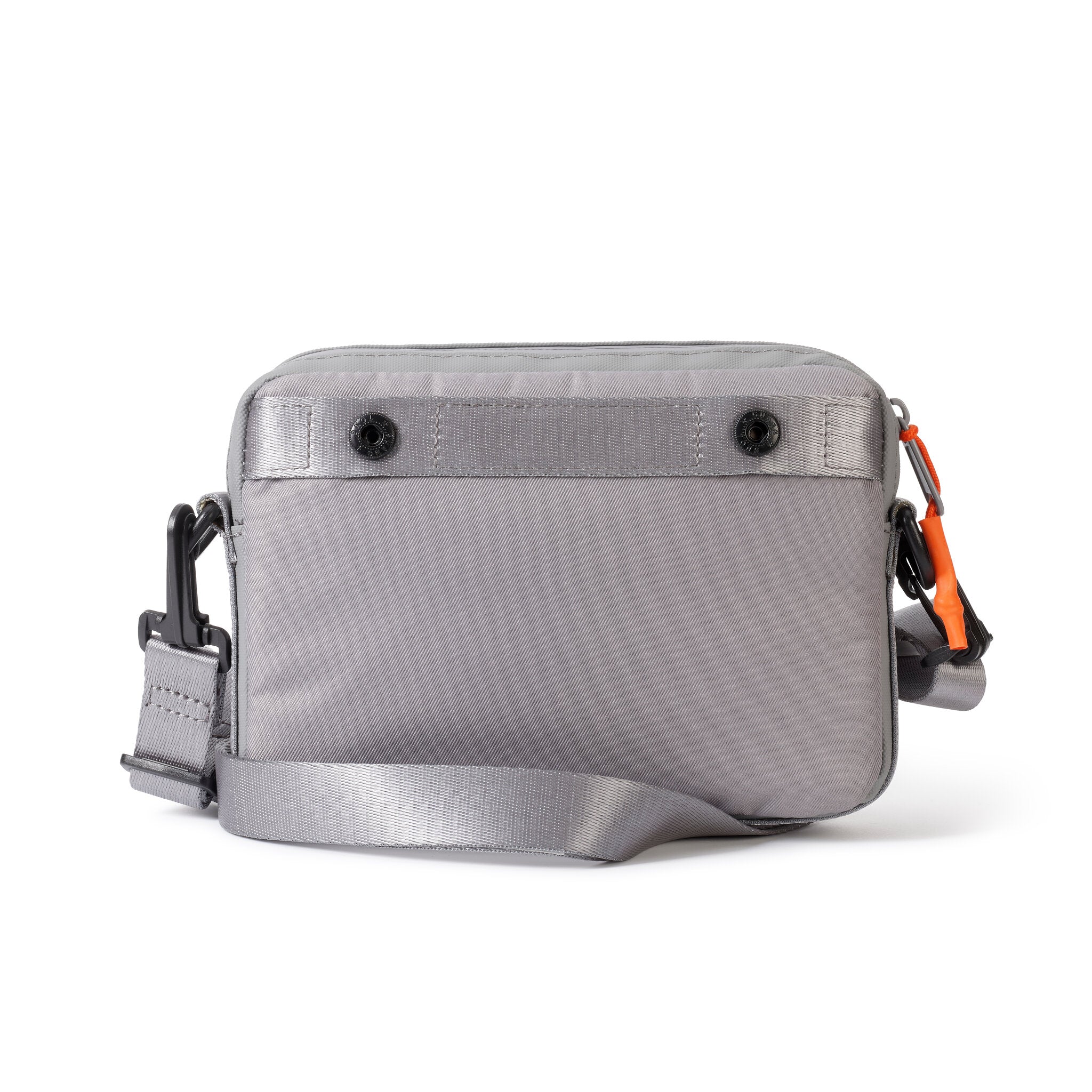BEAT POUCH CON TASCA FRONTALE VERTICALE E TRACOLLA GRIGIO