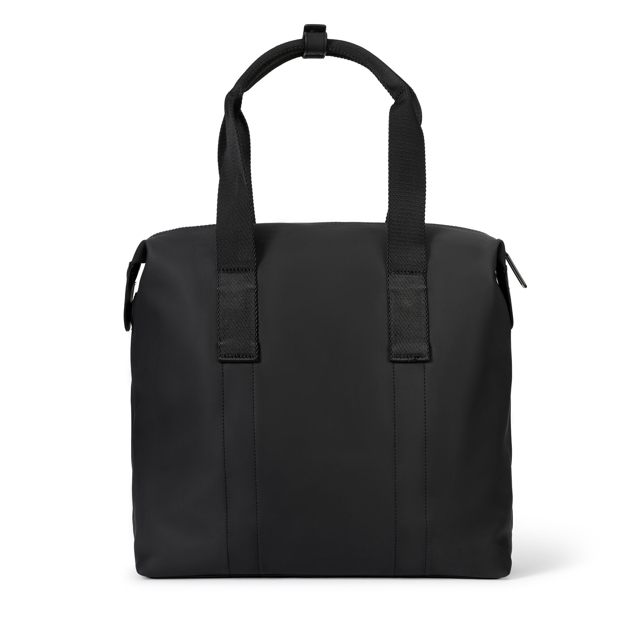 COMBO BORSA TOTE CON DUE MANICI NERO