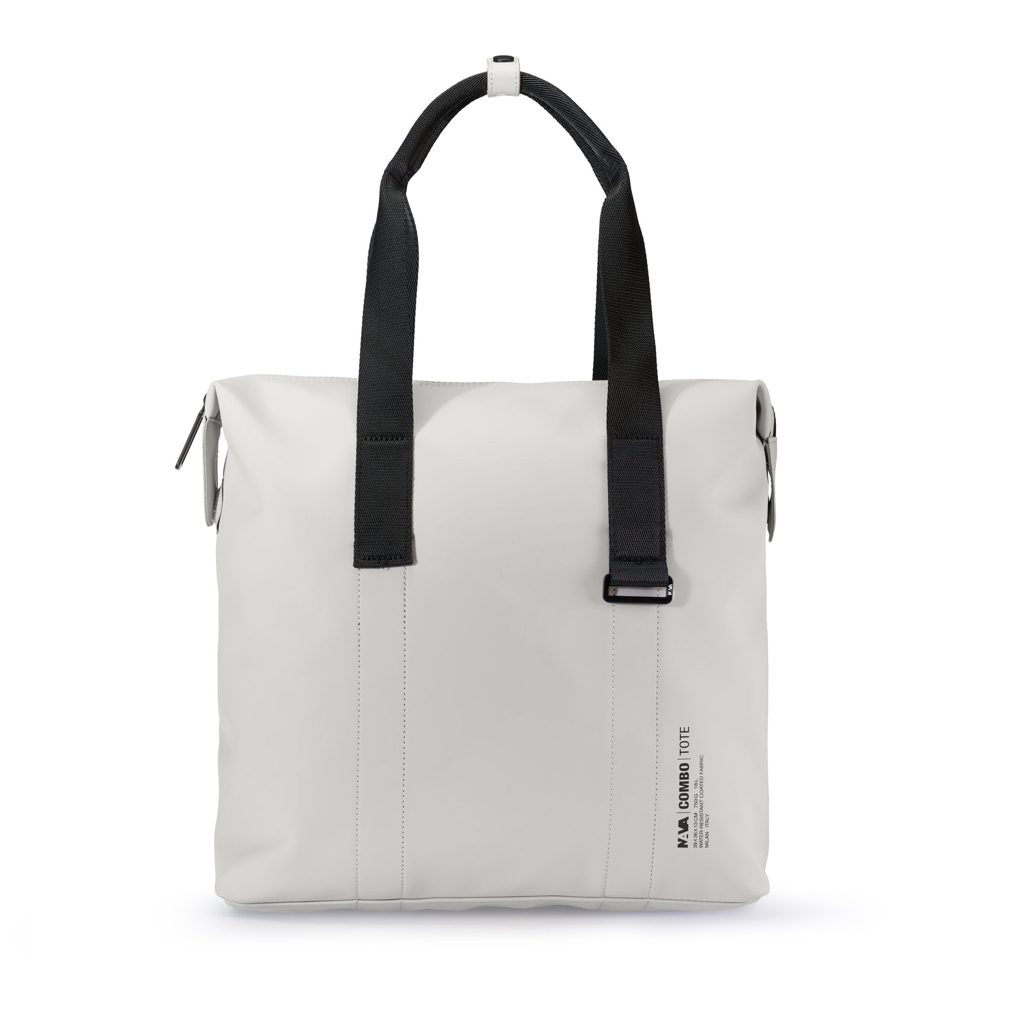 COMBO BORSA TOTE CON DUE MANICI BIANCO
