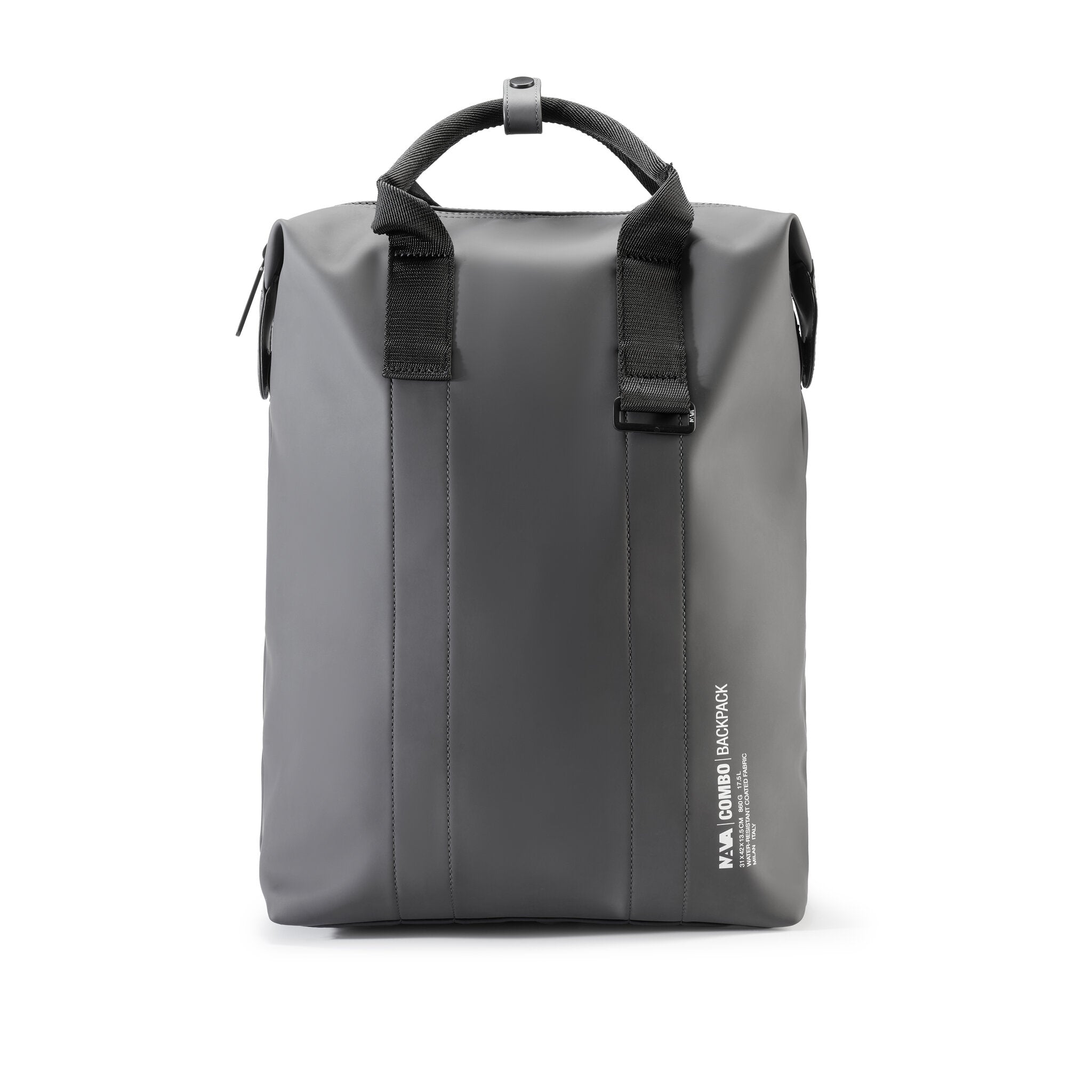 COMBO ZAINO CON ORGANIZZAZIONE INTERNA PERSONALIZZABILE LEAD GREY