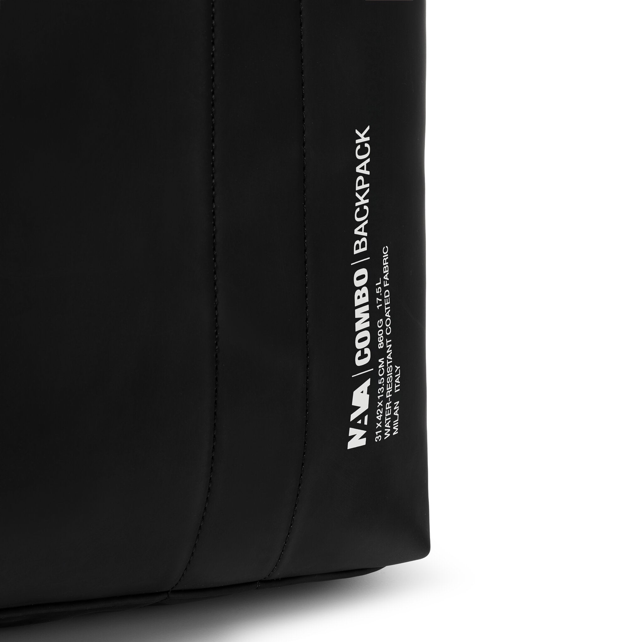 COMBO ZAINO CON ORGANIZZAZIONE INTERNA PERSONALIZZABILE NERO