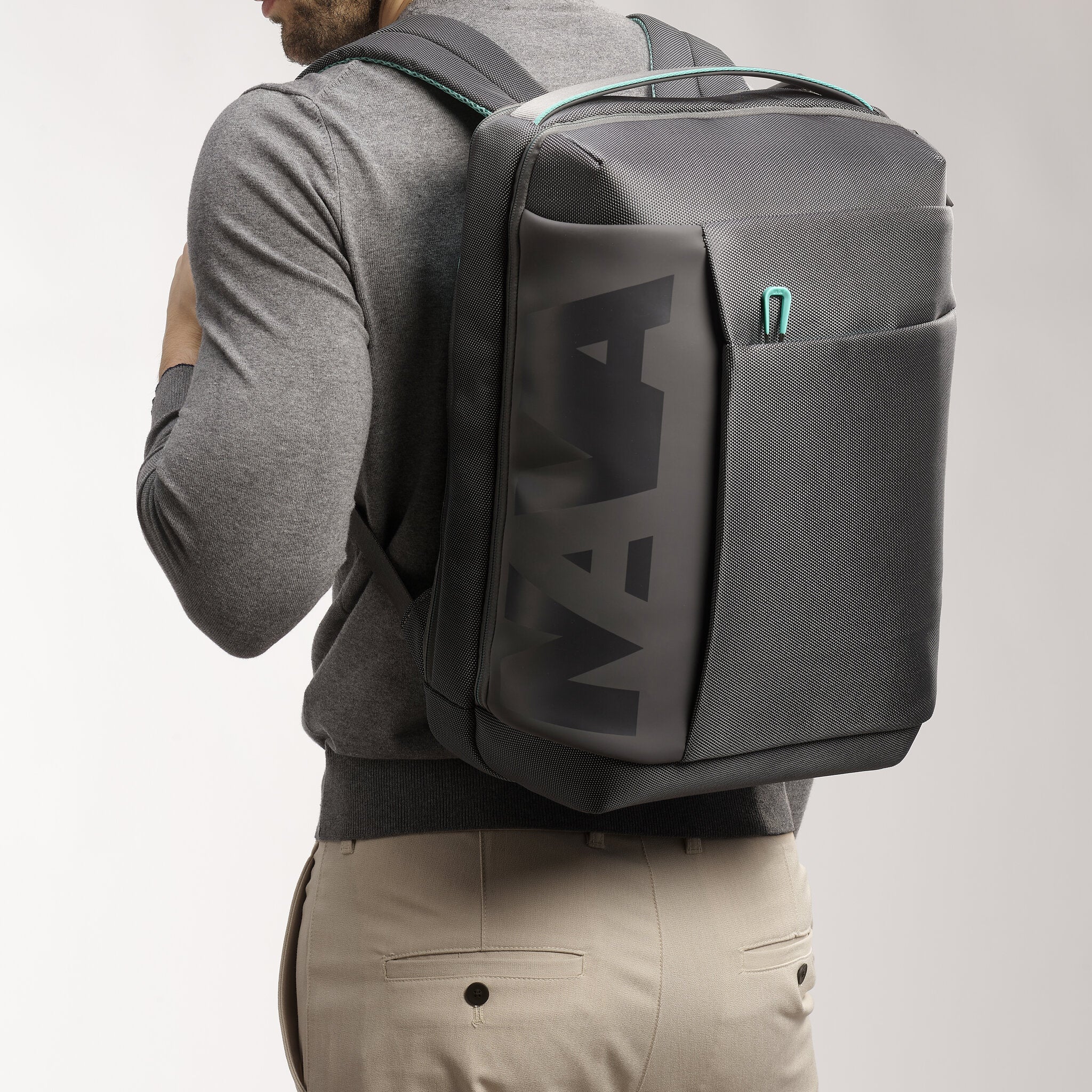 CROSS ZAINO ORGANIZZATO 2 COMPARTI, PORTA PC ASPHALT/MINT