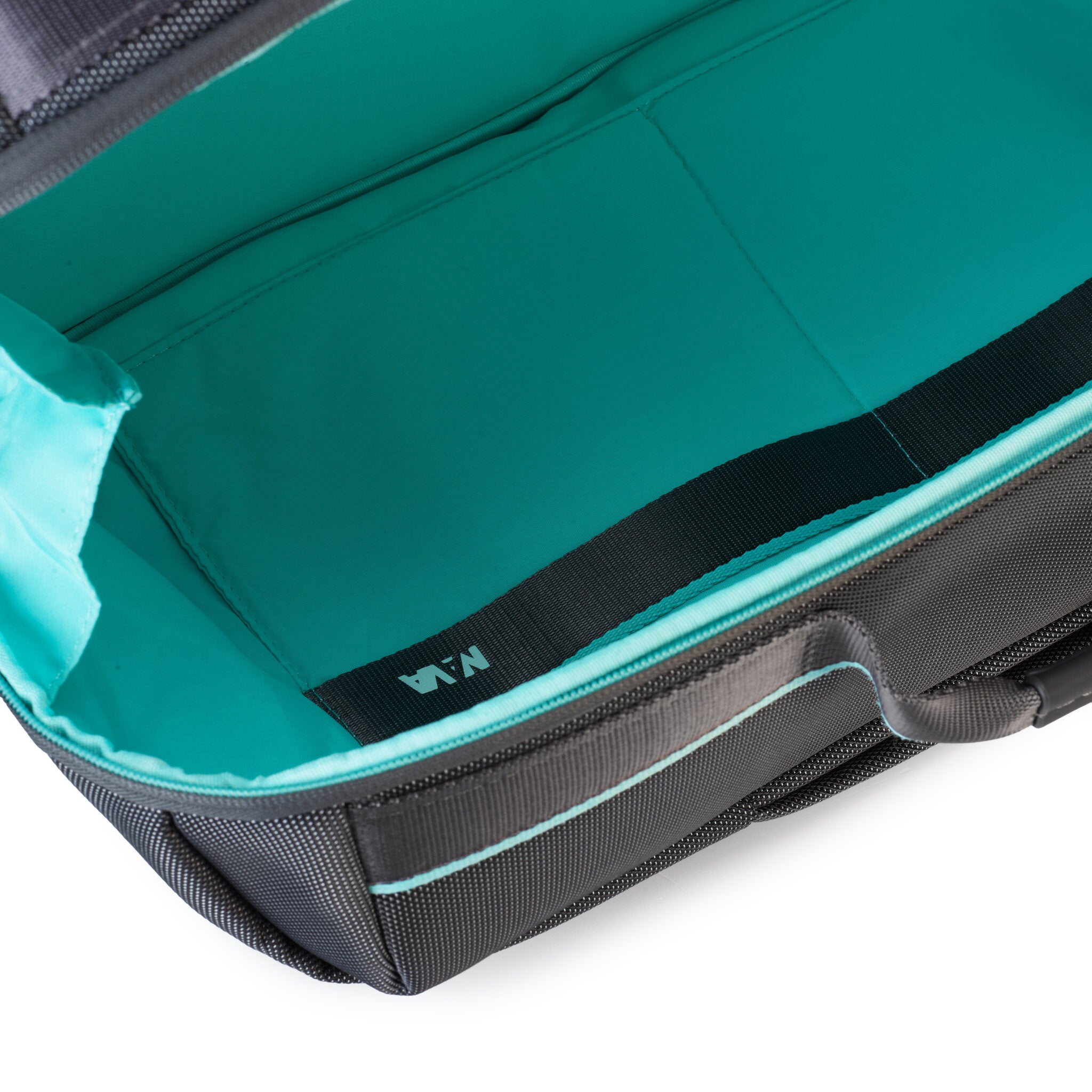 CROSS BORSA WEEKENDER CON DUE MANICI E TRACOLLA AMOVIBILE ASPHALT/MINT