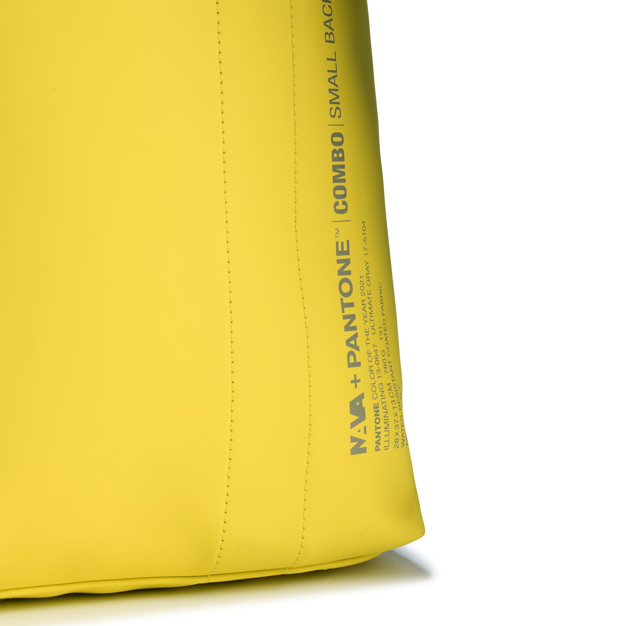 COMBO COY ZAINO SMALL CON ORGANIZZAZIONE INTERNA PERSONALIZZABILE YELLOW/GREY