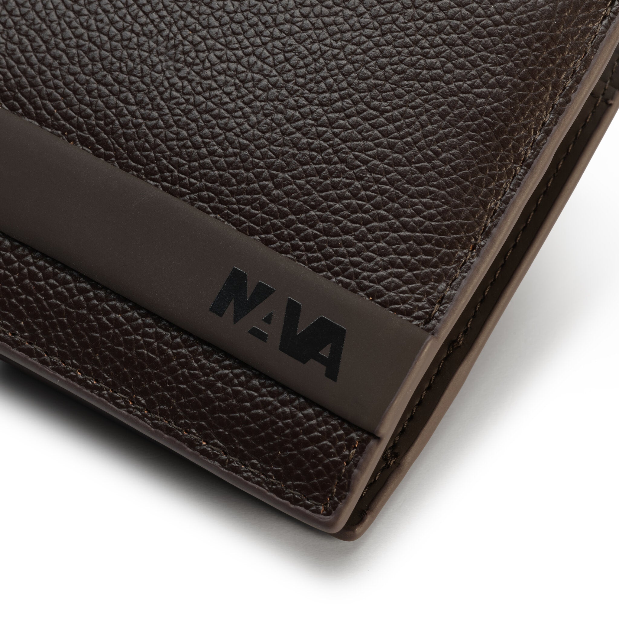 EASY ADVANCE LEATHER PORTAFOGLIO SLIM IN PELLE 4 TASCHE PORTA CC E PORTAMONETE CON RFID COFFEE