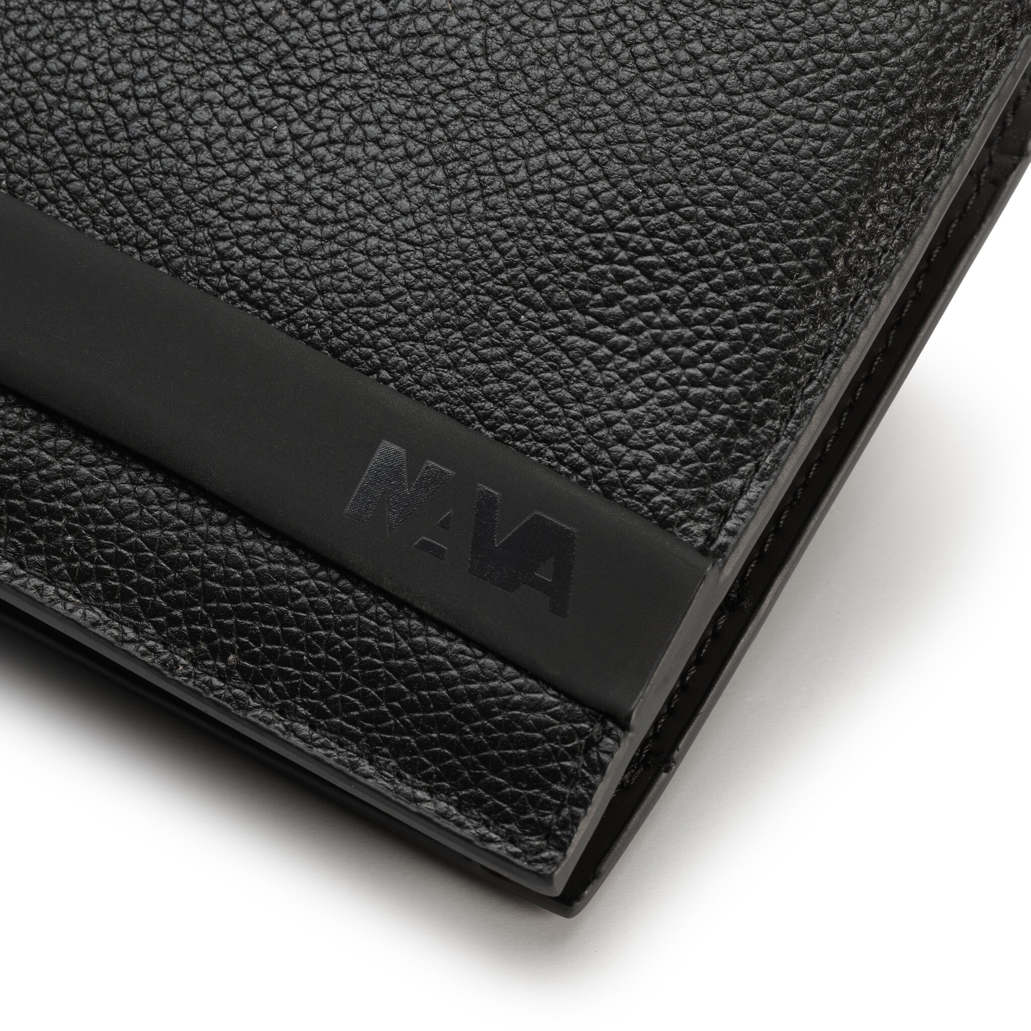 EASY ADVANCE LEATHER PORTAFOGLIO SLIM IN PELLE 4 TASCHE PORTA CC E PORTAMONETE CON RFID NERO NOTTE