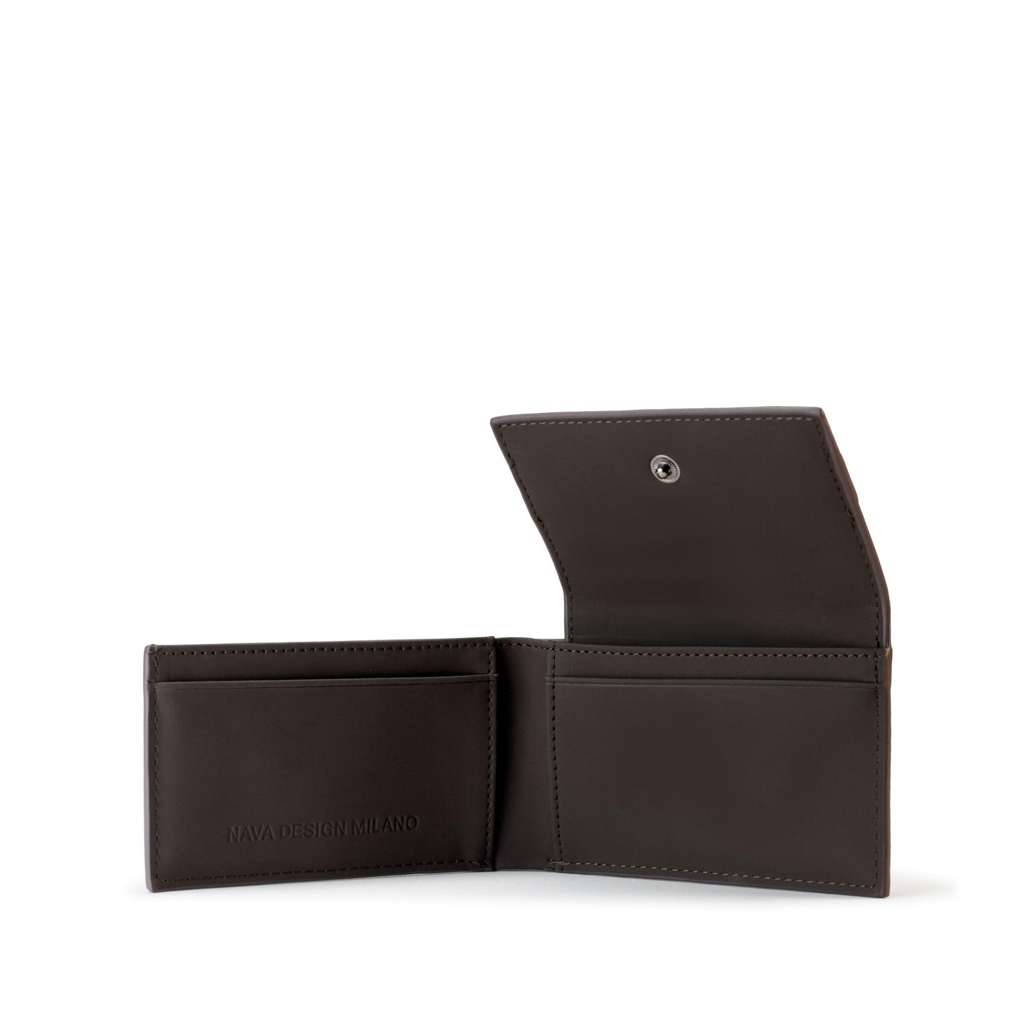 EASY ADVANCE LEATHER PORTA CARTE DI CREDITO IN PELLE CHIUSO CON PATELLA 6 TASCHE PORTA CC CON RFID