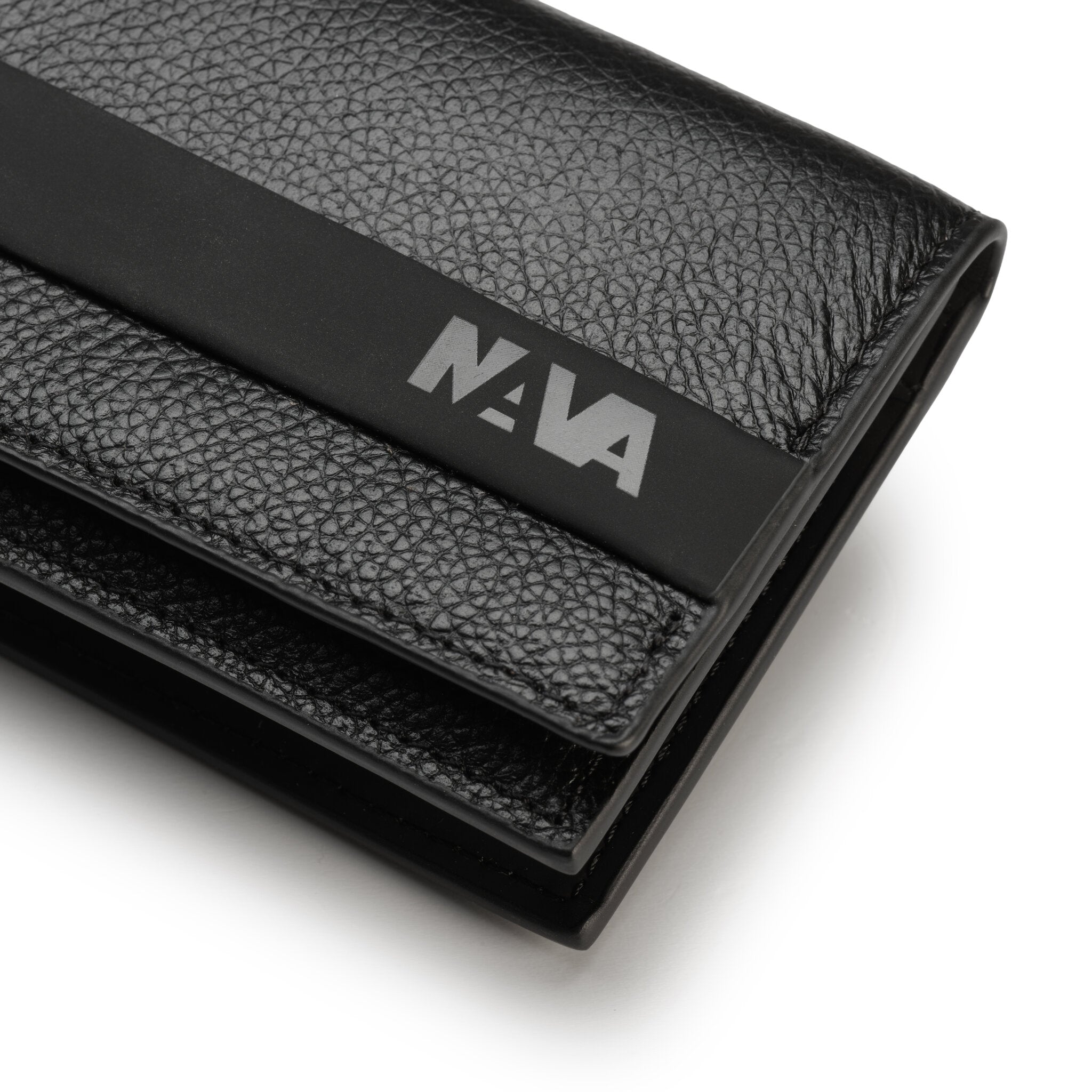 EASY ADVANCE LEATHER PORTA CARTE DI CREDITO IN PELLE CHIUSO CON PATELLA 6 TASCHE PORTA CC CON RFID