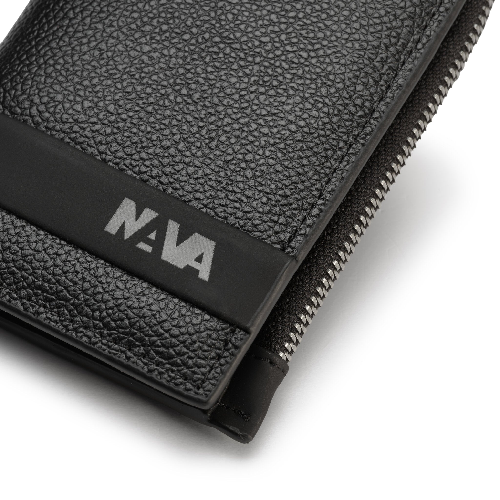 EASY ADVANCE LEATHER PORTA CARTE DI CREDITO IN PELLE 6 TASCHE PORTA CC E PORTAMONETE CHIUSO CON ZIP