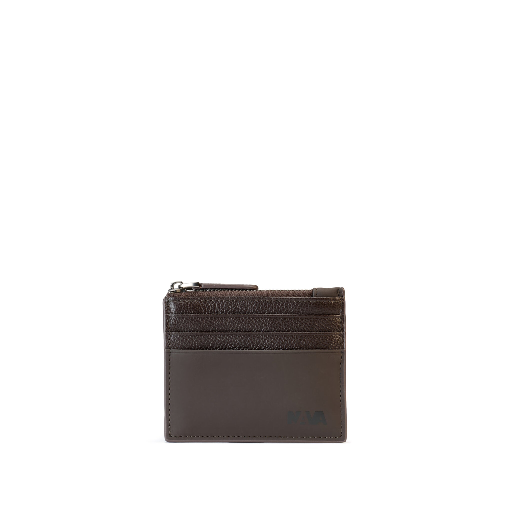 EASY ADVANCE LEATHER PORTA CARTE DI CREDITO IN PELLE 6 TASCHE PORTA CC E PORTAMONETE CHIUSO CON ZIP