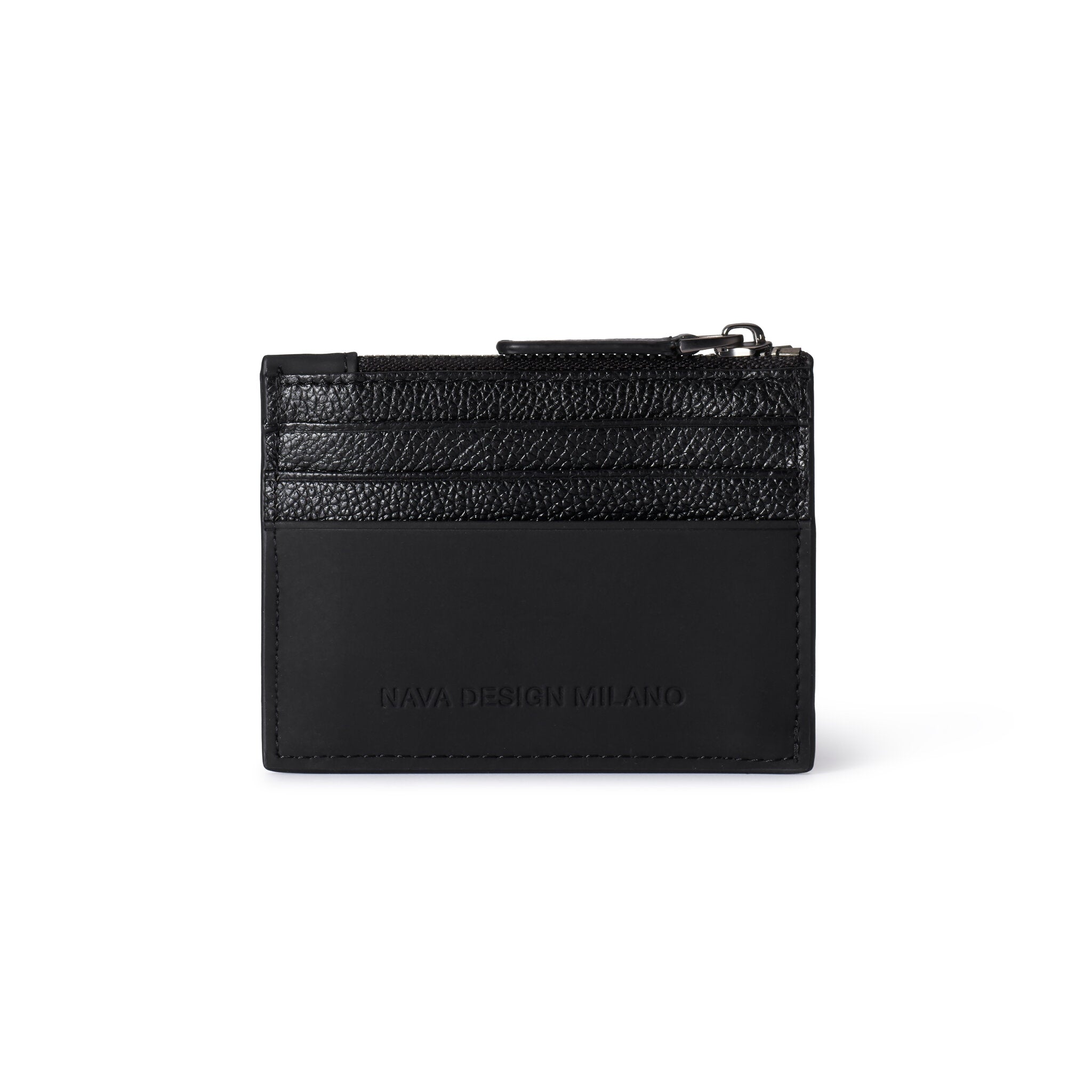 EASY ADVANCE LEATHER PORTA CARTE DI CREDITO IN PELLE 6 TASCHE PORTA CC E PORTAMONETE CHIUSO CON ZIP