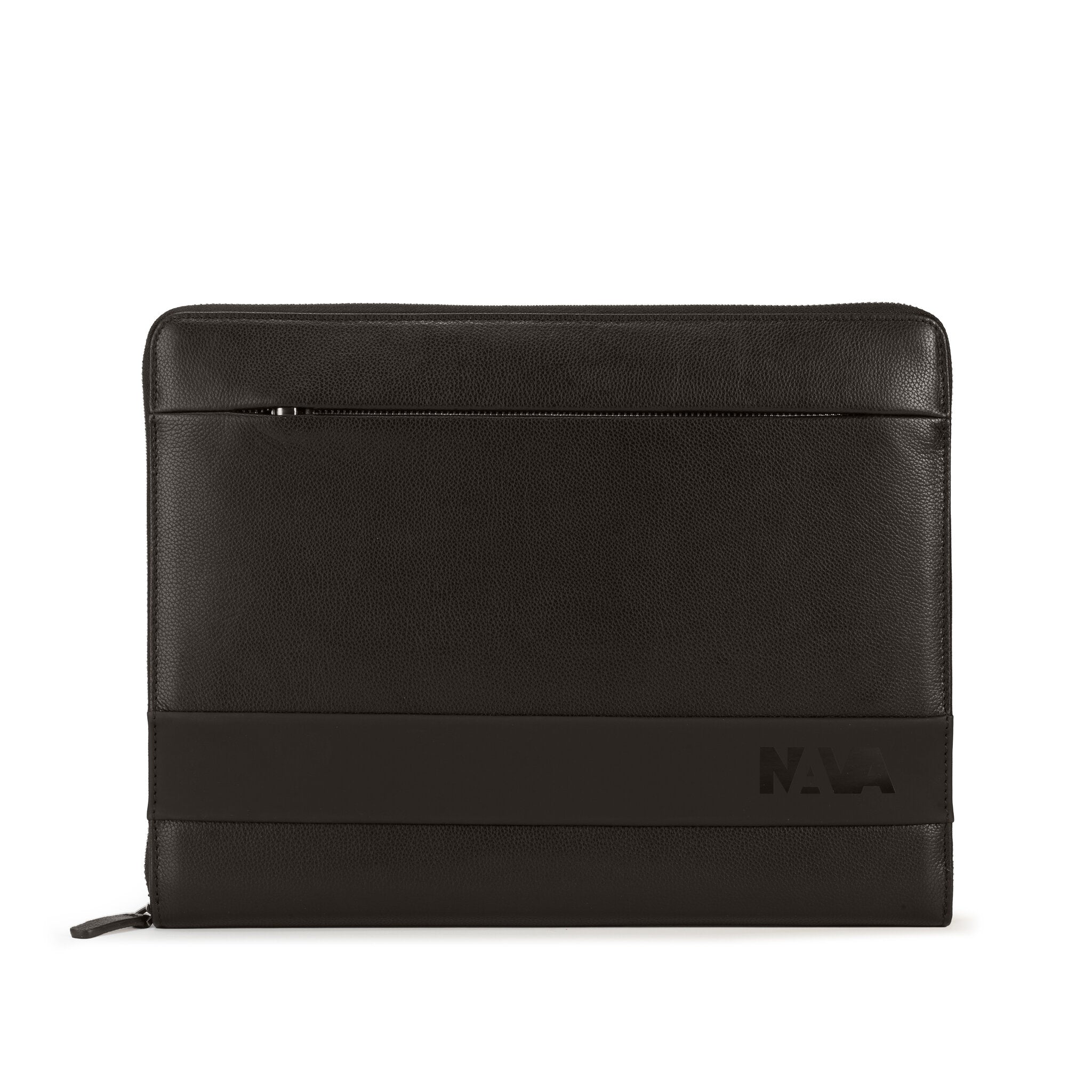 EASY ADVANCE LEATHER PORTFOLIO IN PELLE CON CHIUSURA CON ZIP NERO NOTTE