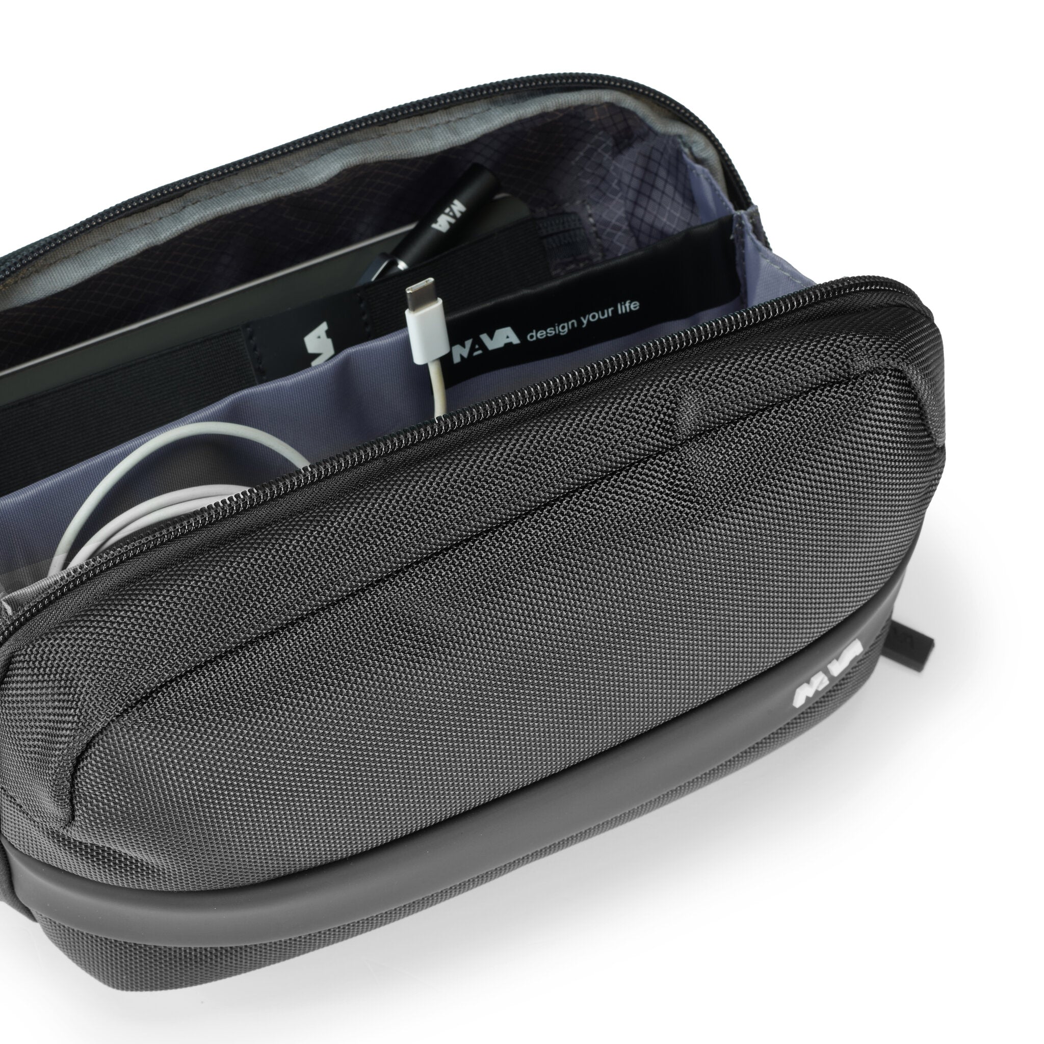 EASY PLUS ASTUCCIO PORTA CAVI GRIGIO SCURO