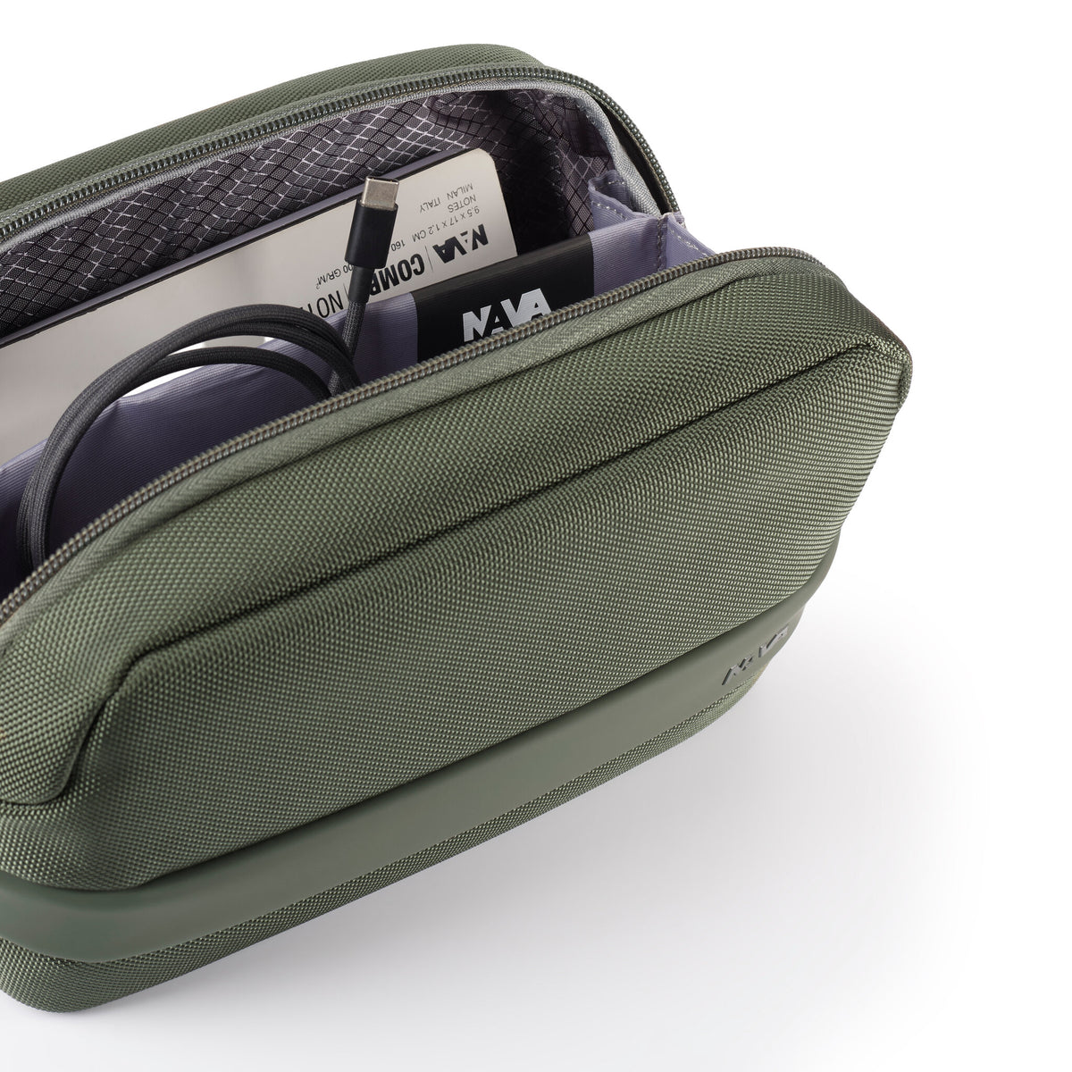 EASY PLUS CABLE POUCH GREEN MILITARY/LIME