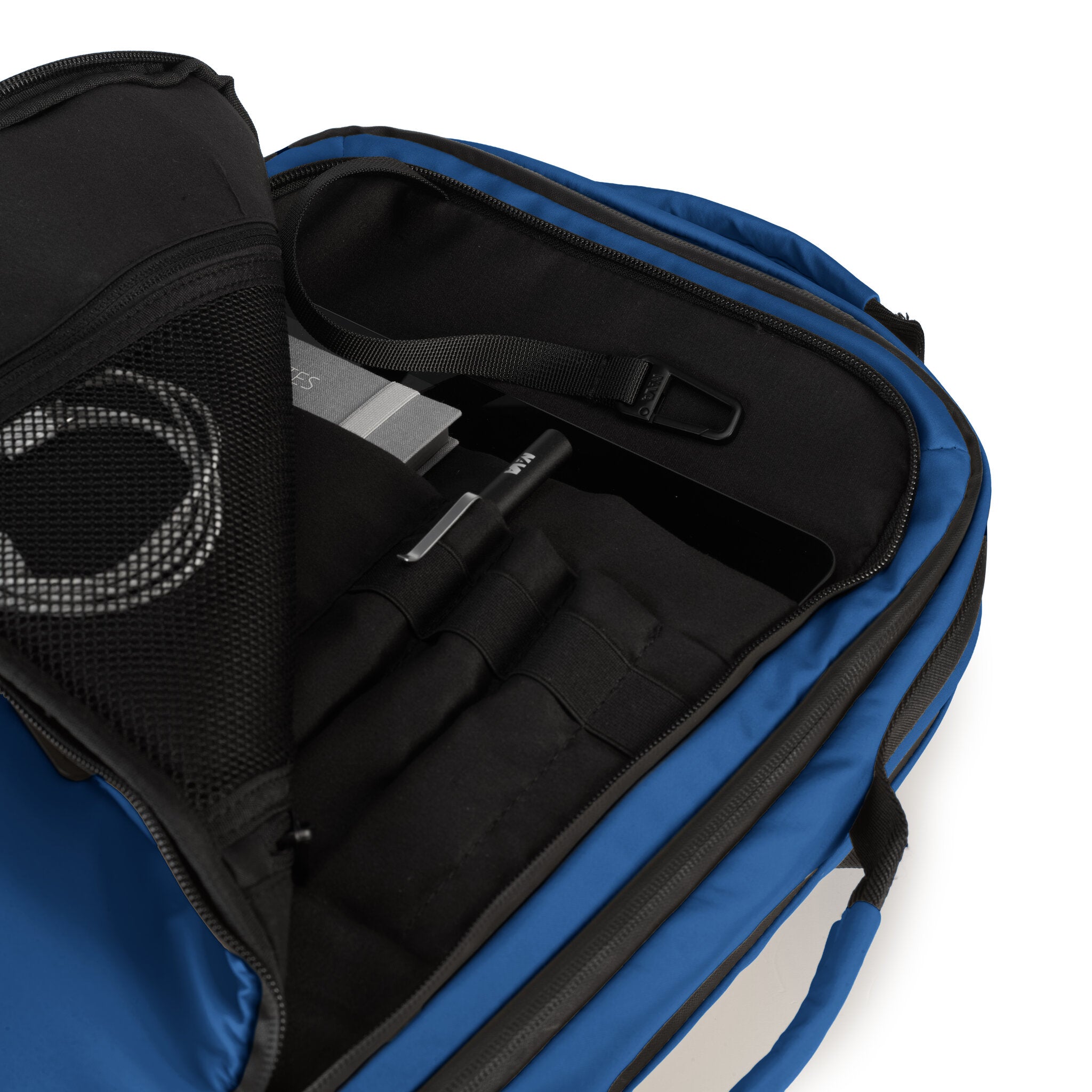 EXPLORER ZAINO ORGANIZZATO 2 COMPARTI CON TASCHE E FIBBIE DI SICUREZZA BLU ATLANTIC