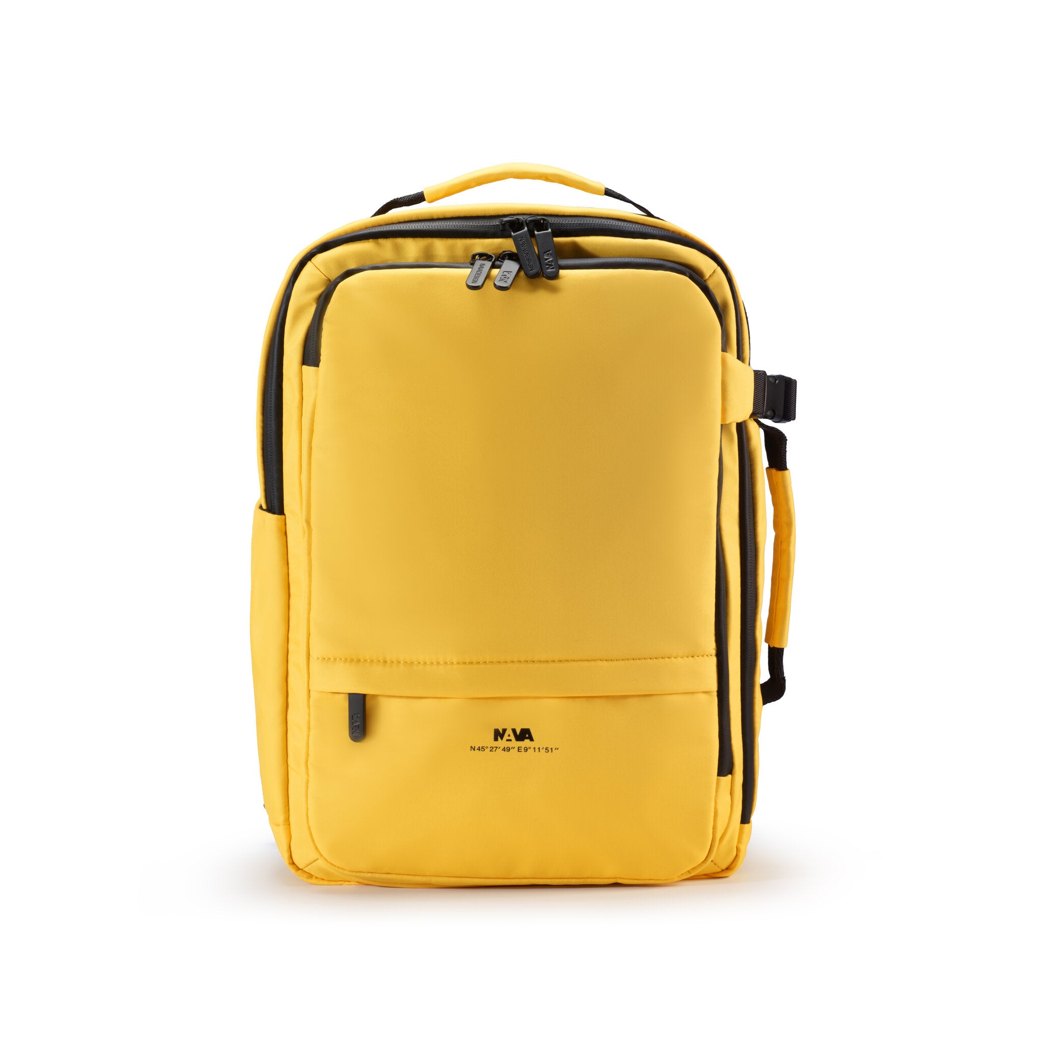 EXPLORER ZAINO ORGANIZZATO 2 COMPARTI CON TASCHE E FIBBIE DI SICUREZZA GIALLO SOLE