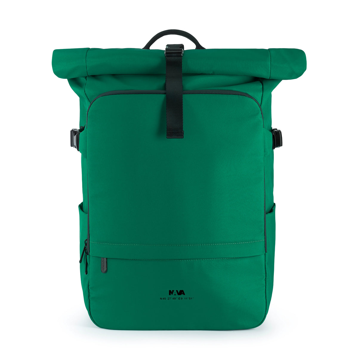 EXPLORER ZAINO ROLLTOP 1 COMPARTO CON TASCHE E FIBBIE DI SICUREZZA EVERGREEN