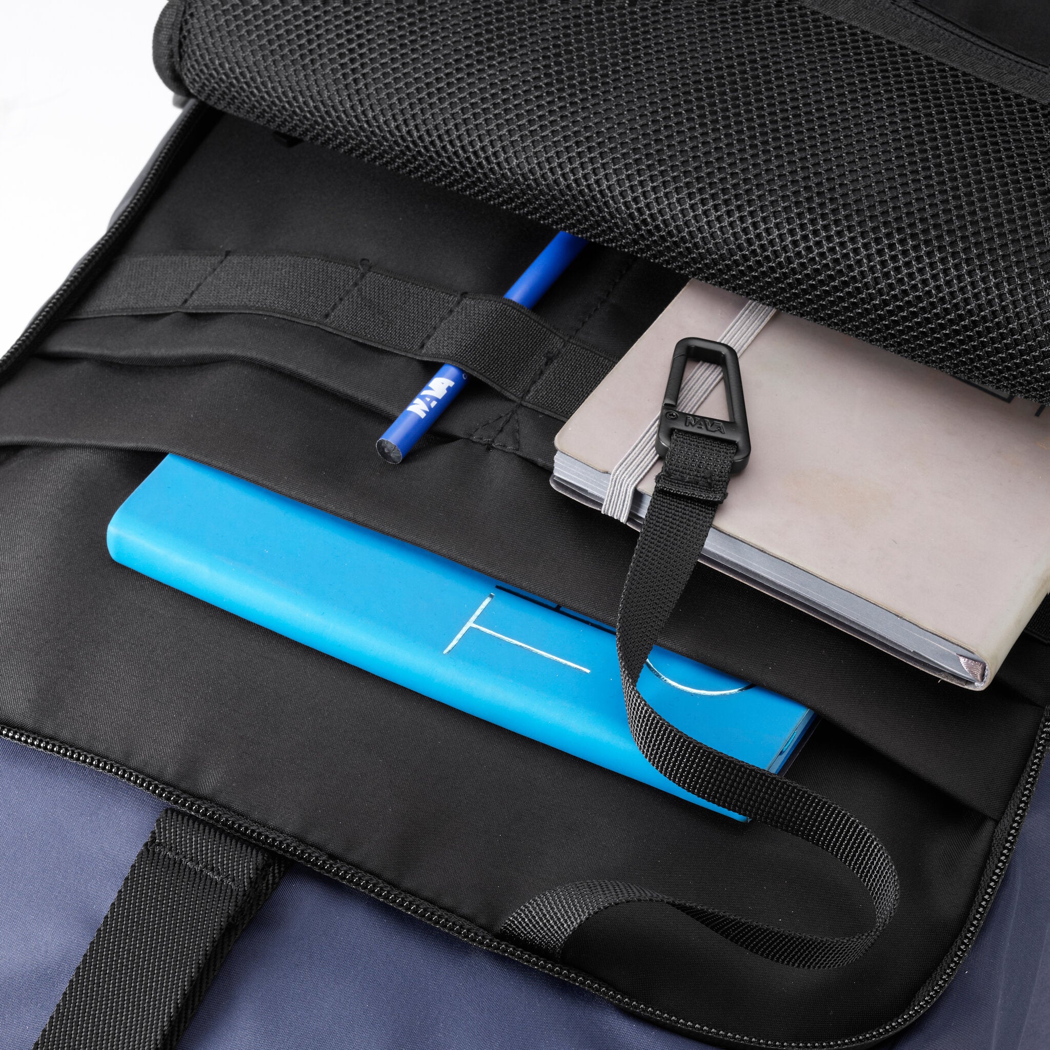 EXPLORER ZAINO ROLLTOP 1 COMPARTO CON TASCHE E FIBBIE DI SICUREZZA BLU NOTTE