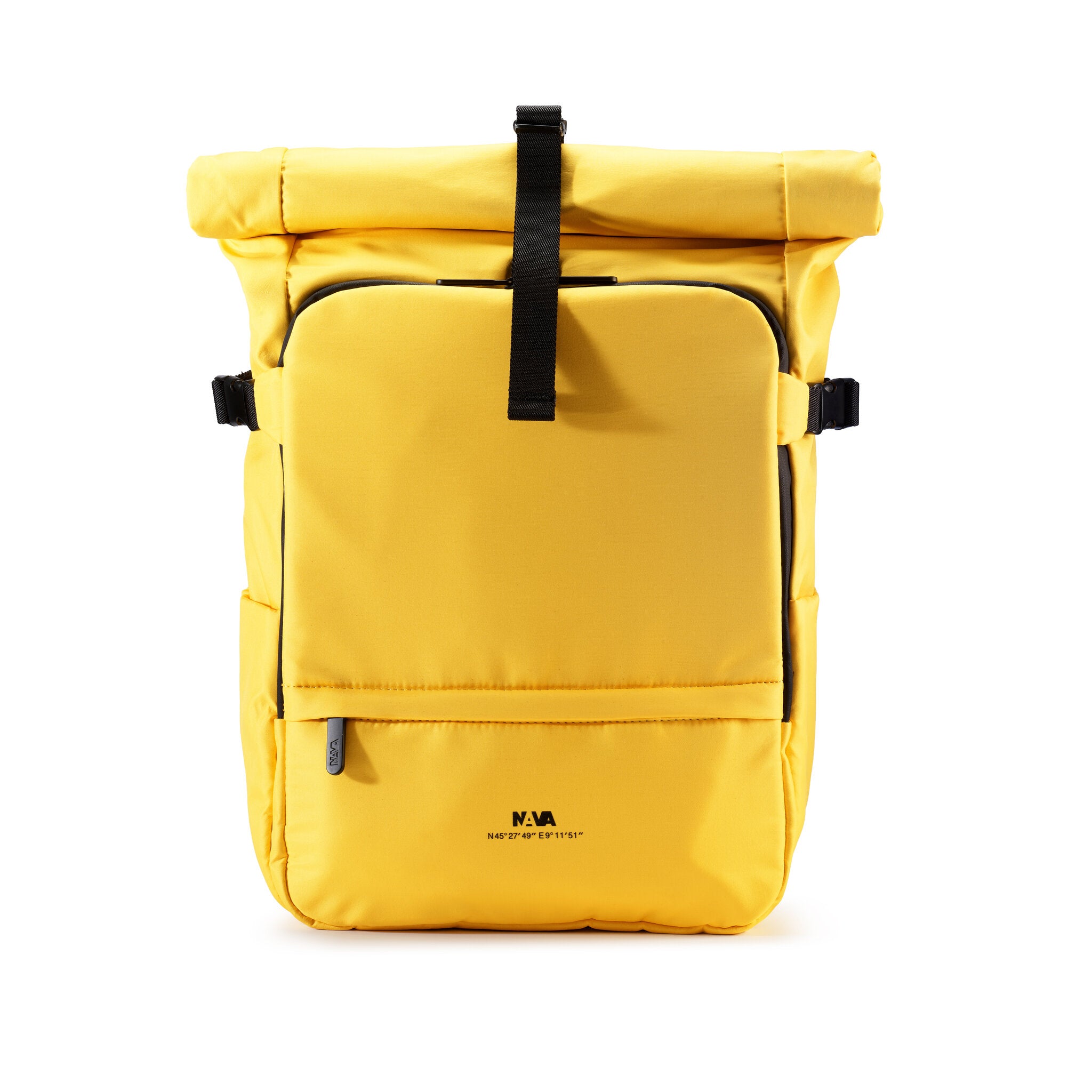 EXPLORER ZAINO ROLLTOP 1 COMPARTO CON TASCHE E FIBBIE DI SICUREZZA GIALLO SOLE