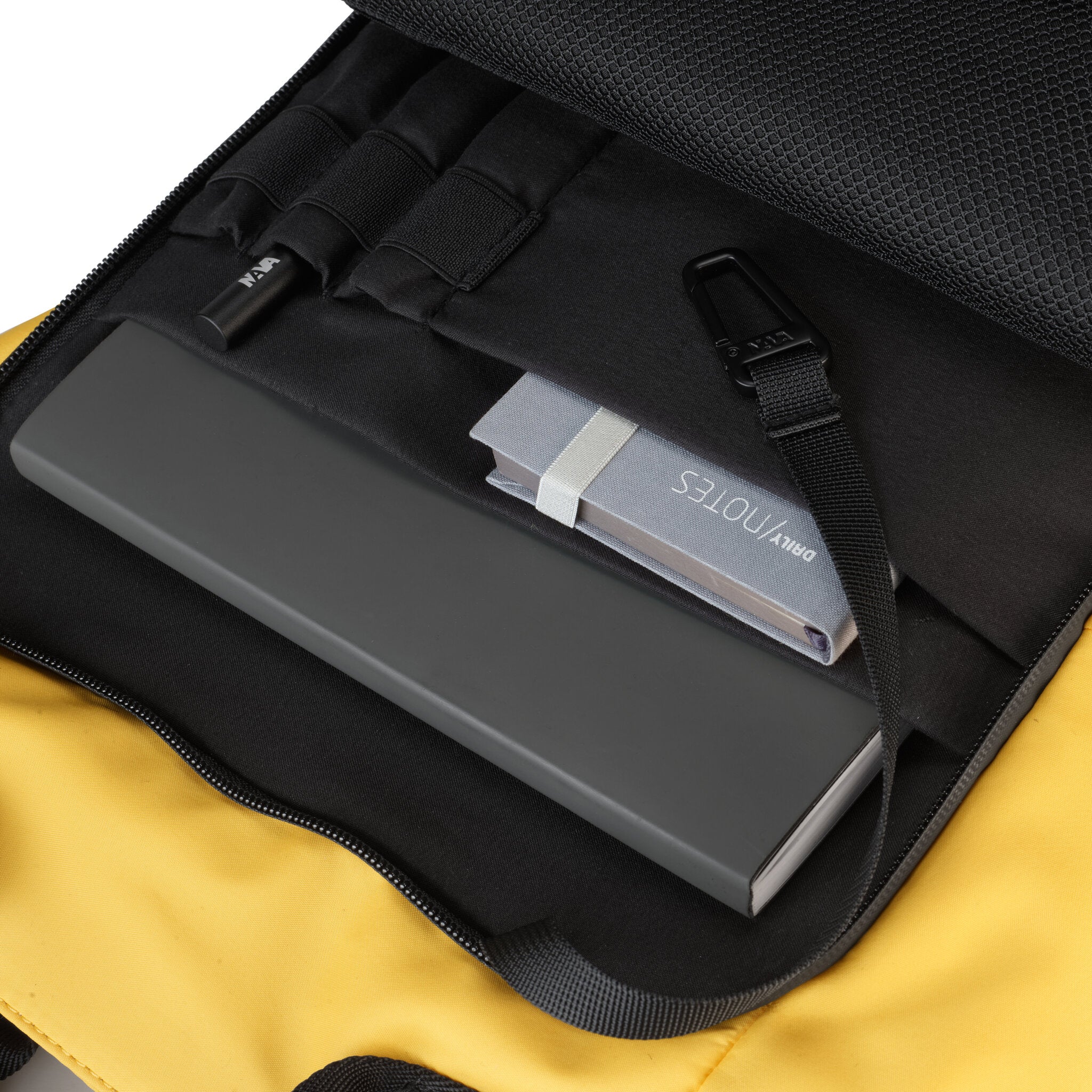 EXPLORER TOTE VERTICALE ZAINABILE 1 COMPARTO GIALLO SOLE