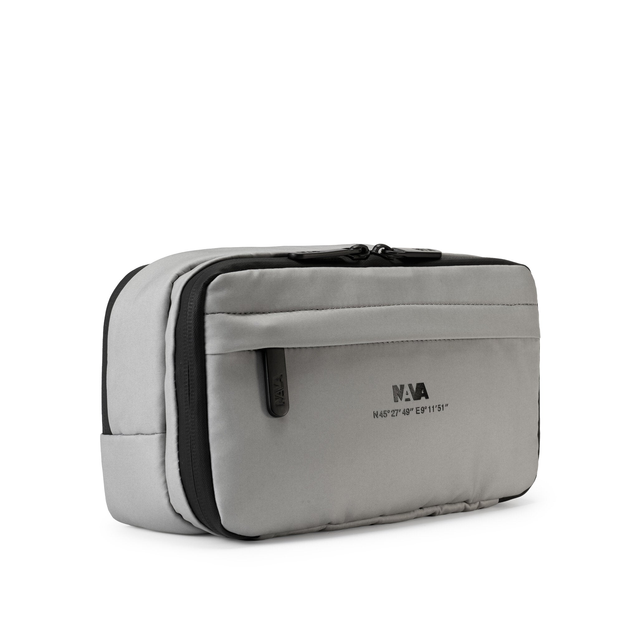 EXPLORER POUCH DA VIAGGIO CON 2 TASCHE E MANIGLIA DI TRASPORTO GRIGIO CHIARO