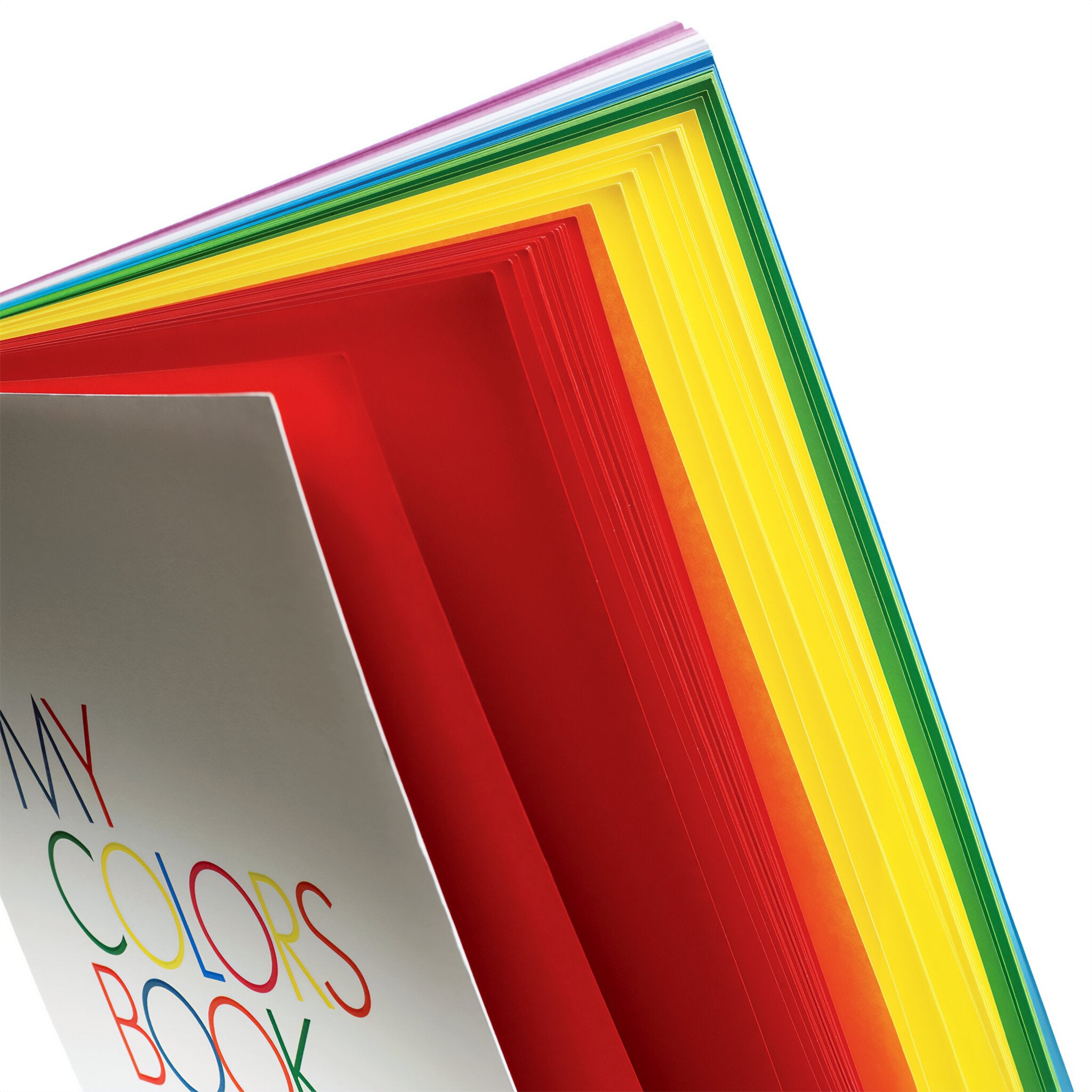 MY BOOK MY COLORS BOOK, QUADERNO DI DESIGN FORMATO A5 BIANCO