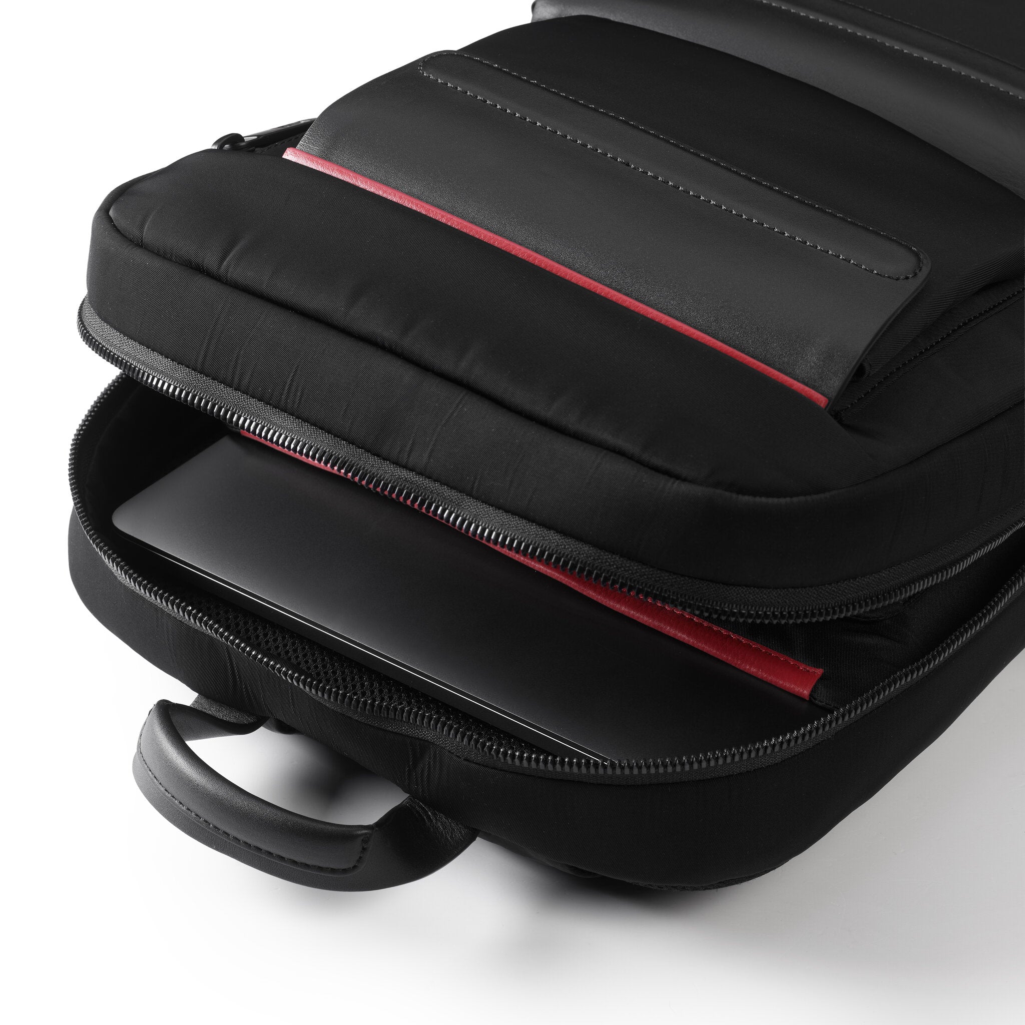 METRO ZAINO ORGANIZZATO SMALL NERO/RED