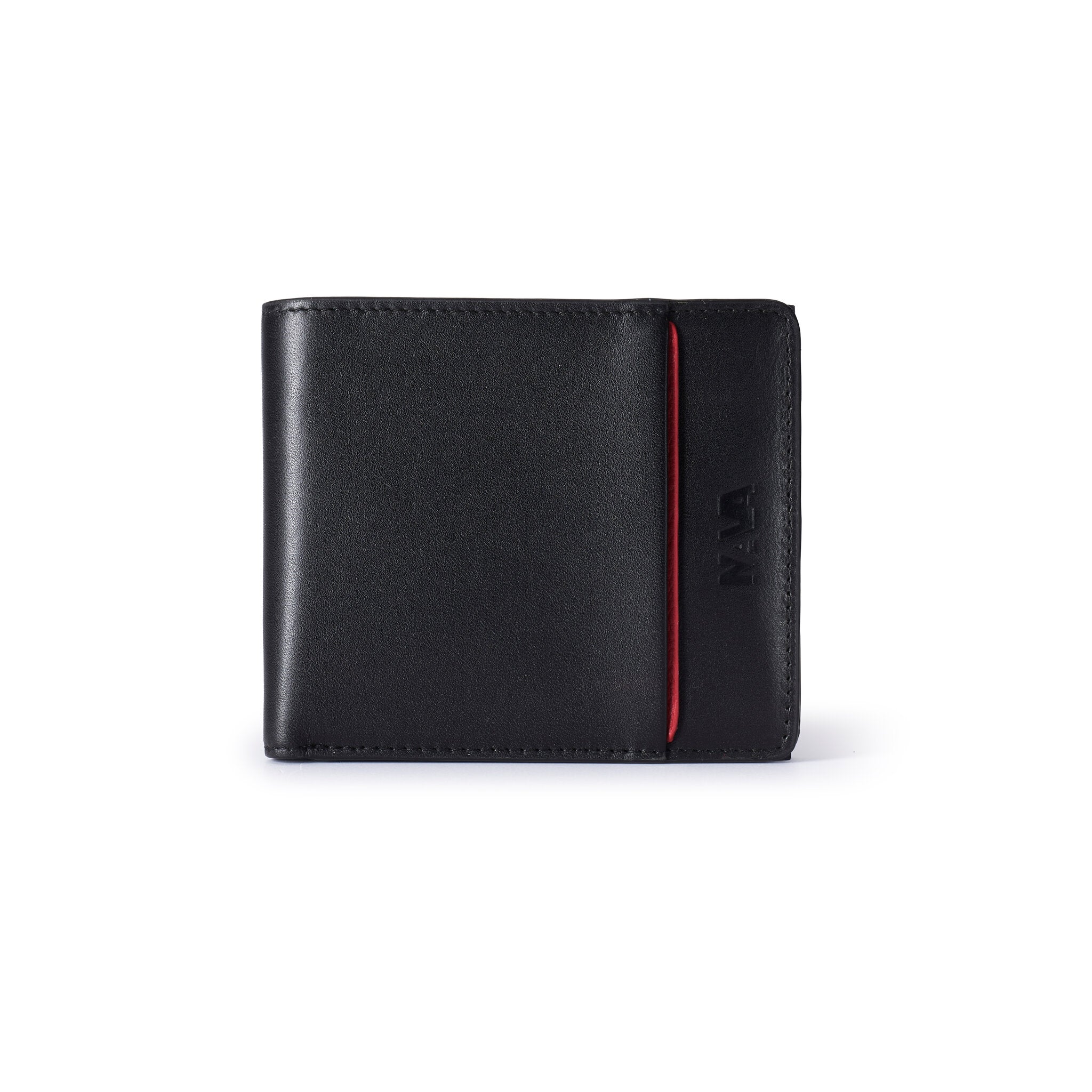 METRO PORTAFOGLIO 4 TASCHE PORTA CC PORTAMONETE 1 COMPARTO CON RFID NERO/RED