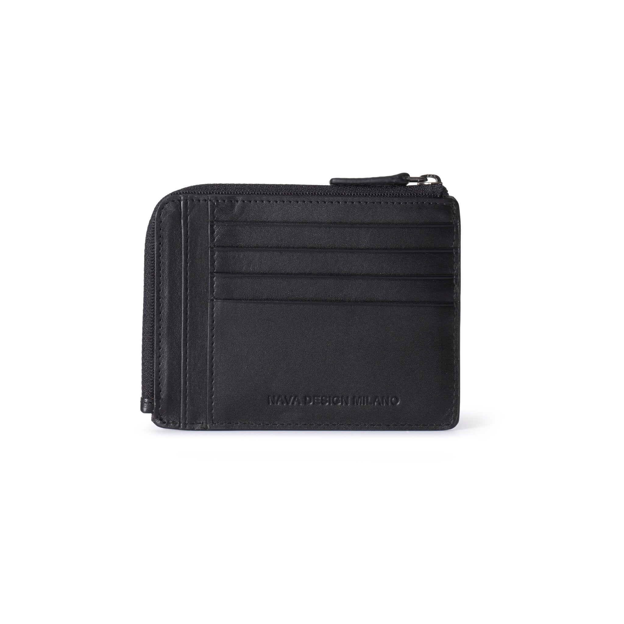 METRO PORTADOCUMENTI E PORTA CARTE DI CREDITO, 8 TASCHE PORTA CC CON RFID NERO/GREY