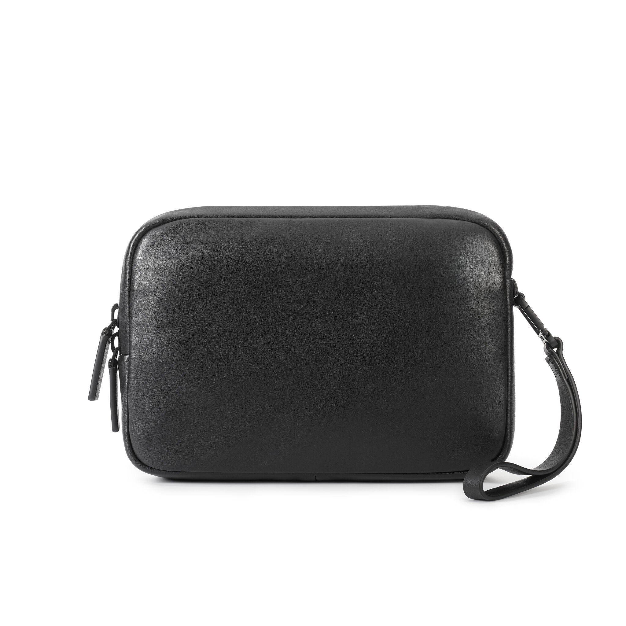 METRO LEATHER POCHETTE DA VIAGGIO IN PELLE NERO
