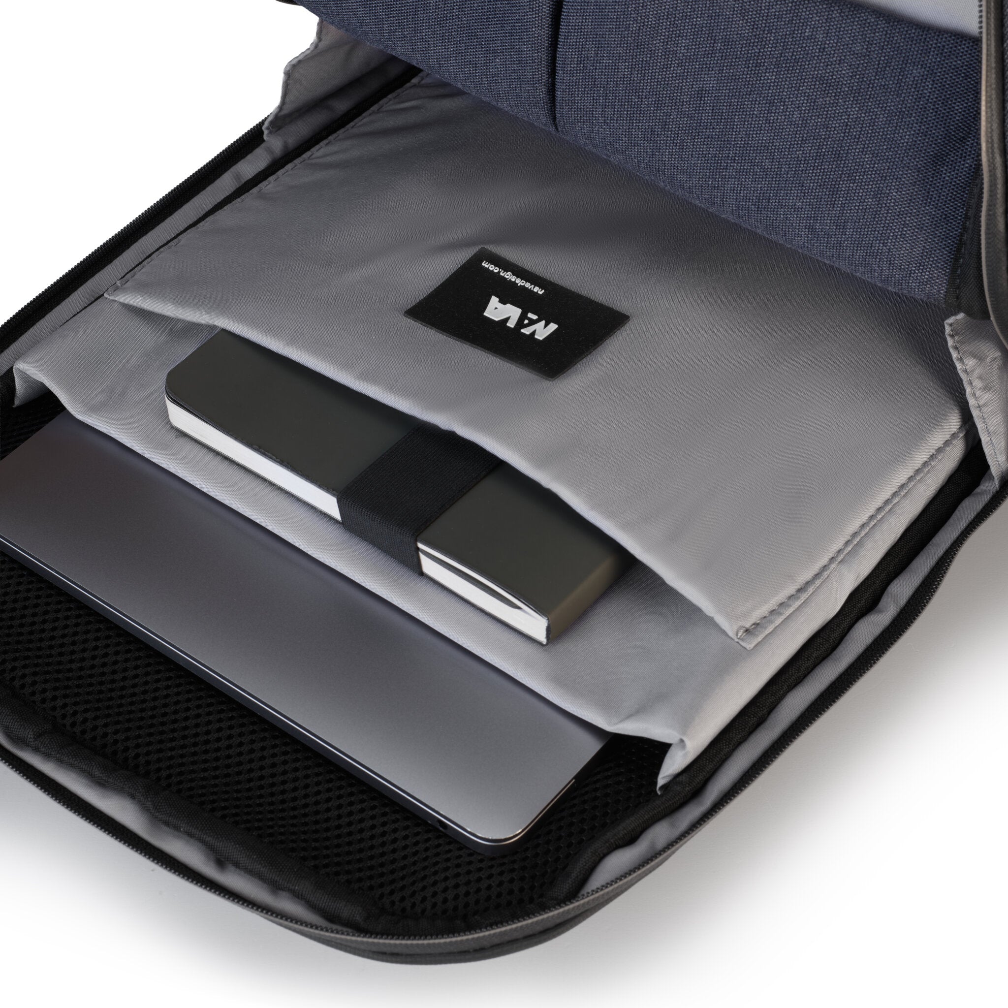 MOTION ZAINO ORGANIZZATO 1 COMPARTO CON 2 TASCHE FRONTALI DENIM/LIGHT GREY