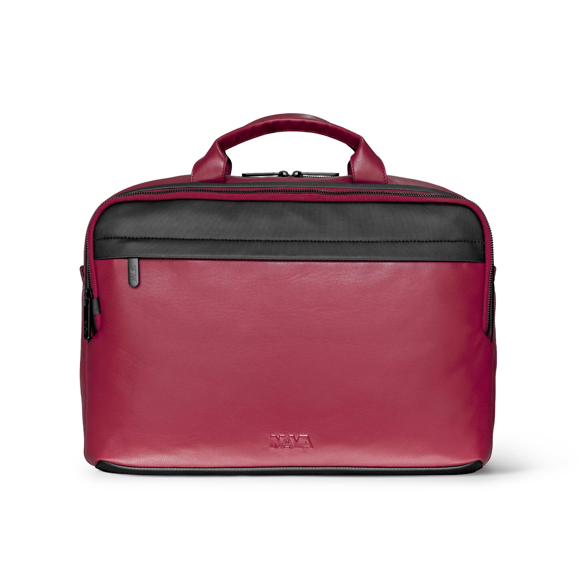 MOTION LEATHER BRIEFCASE BORDEAUX