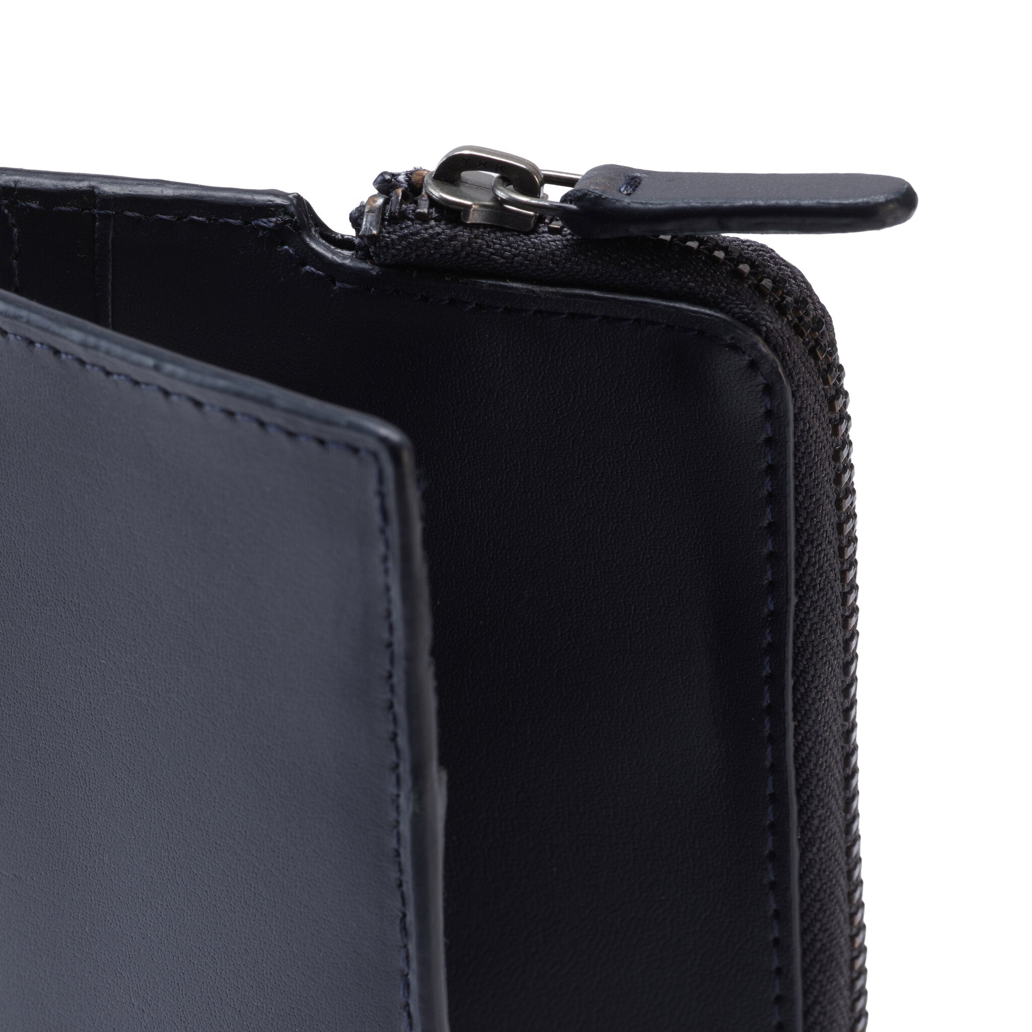 METRIC PORTA CARTE DI CREDITO IN PELLE CON 6 CC , PORTAMONETE E SCHERMATURA RFID BLU