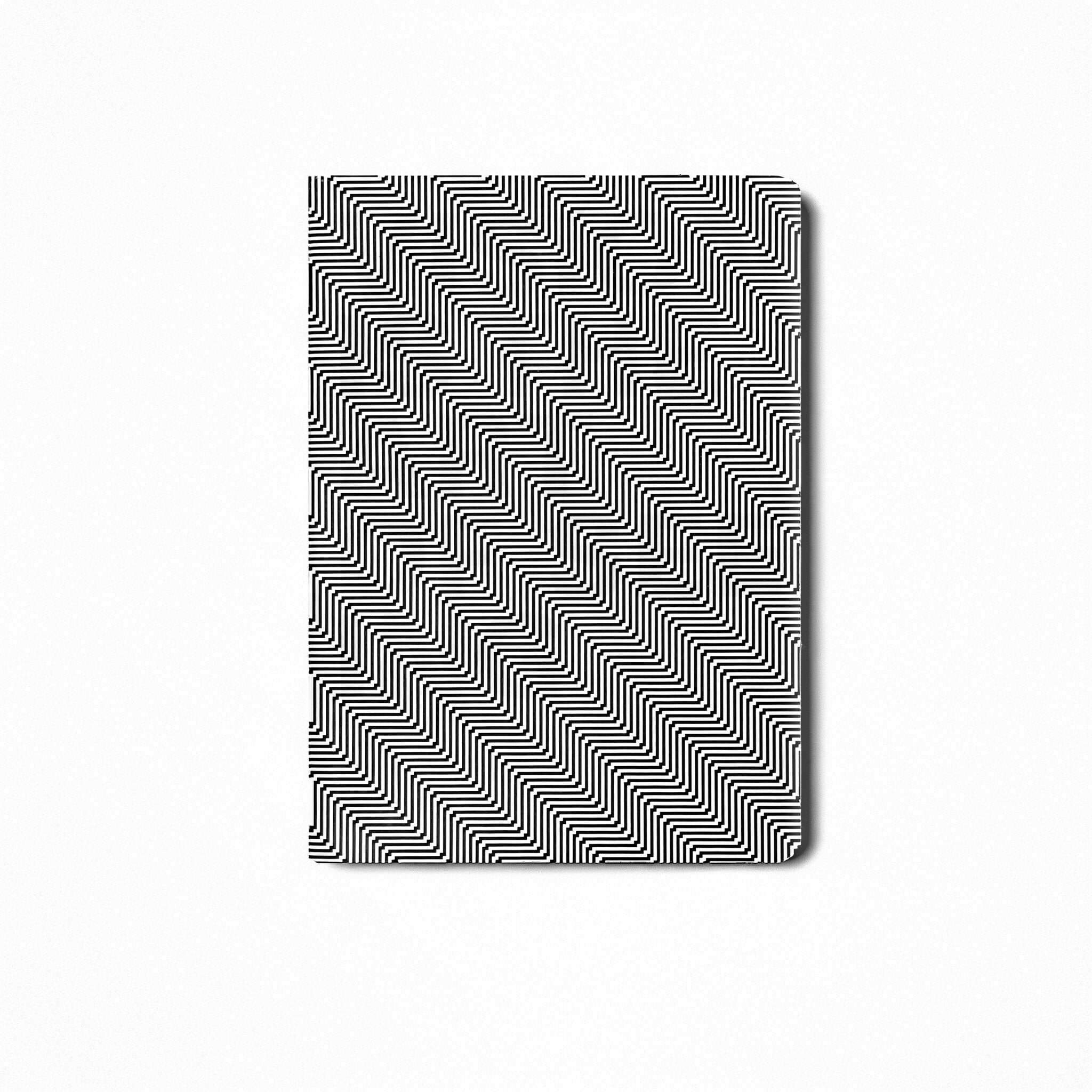 OPTICAL NOTES DI DESIGN FORMATO A5 CON PAGINE BIANCHE CORNER