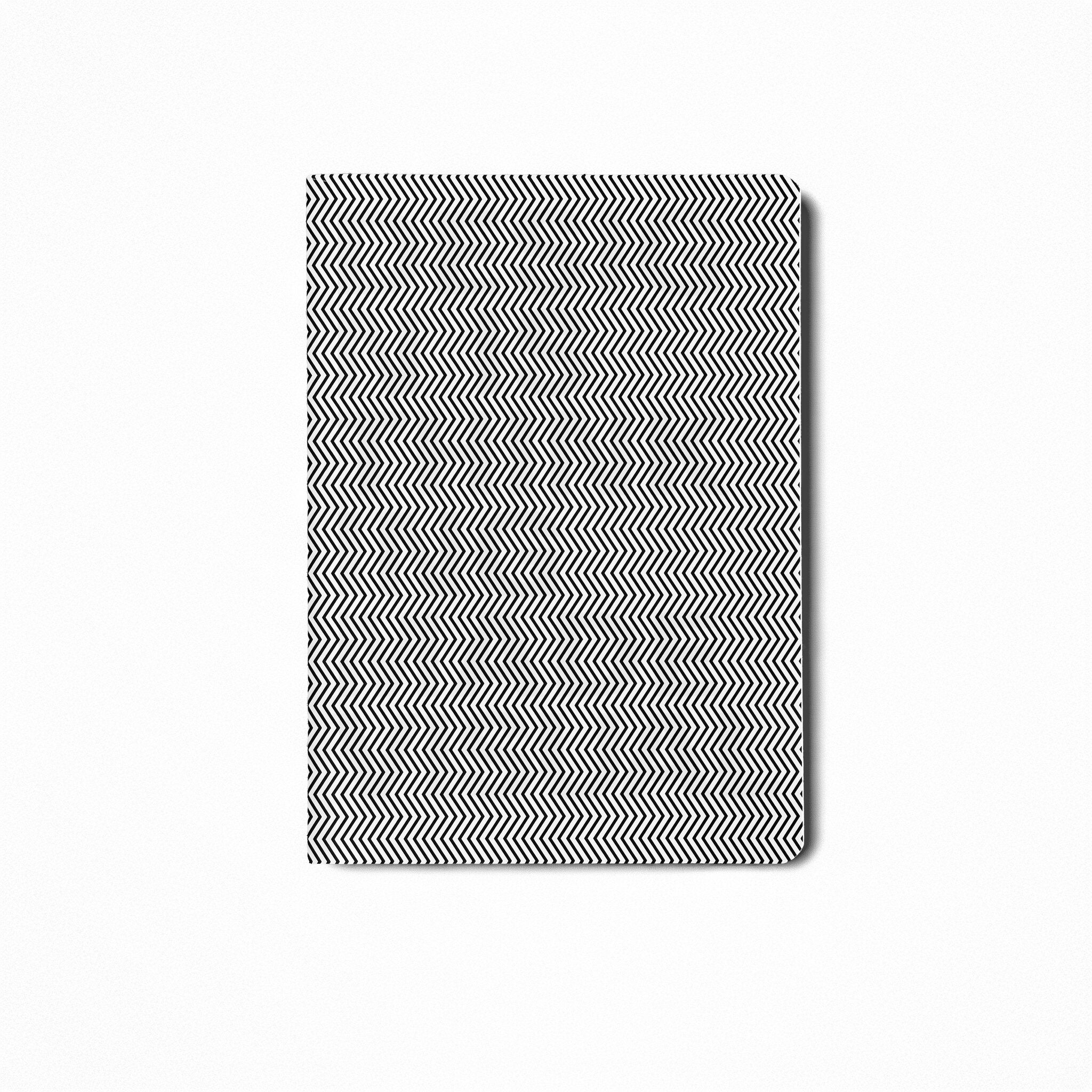 OPTICAL NOTES DI DESIGN FORMATO A5 CON PAGINE BIANCHE EDGE