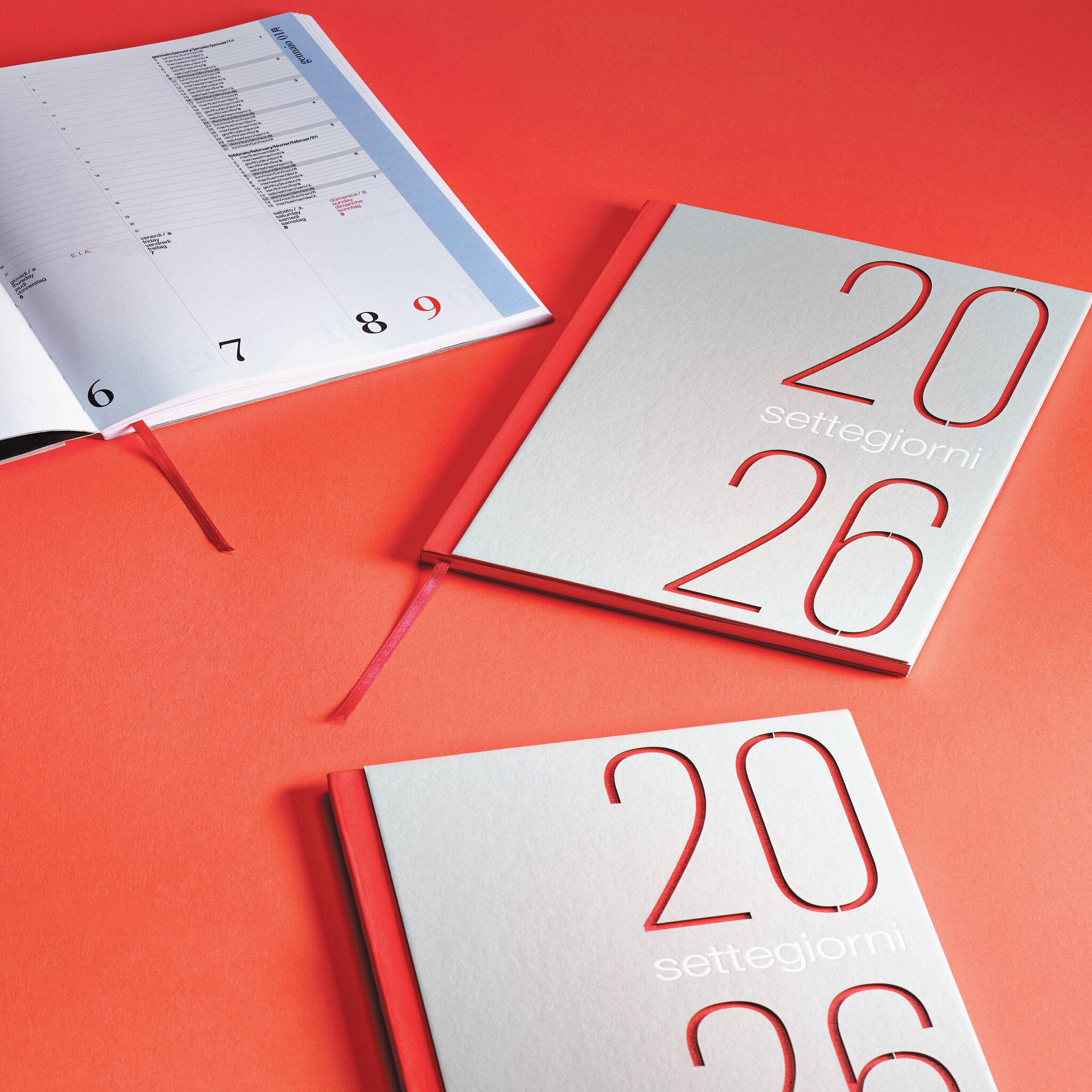 SETTEGIORNI AGENDA SETTIMANALE SETTEGIORNI SPECIAL GREY/ORANGE