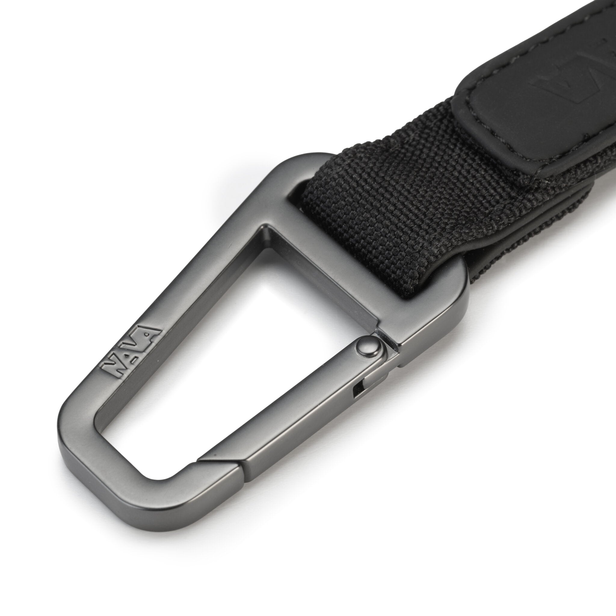 TWIN COLORS PORTACHIAVI CON ANELLO E MOSCHETTONE NERO/BLUE ROYAL