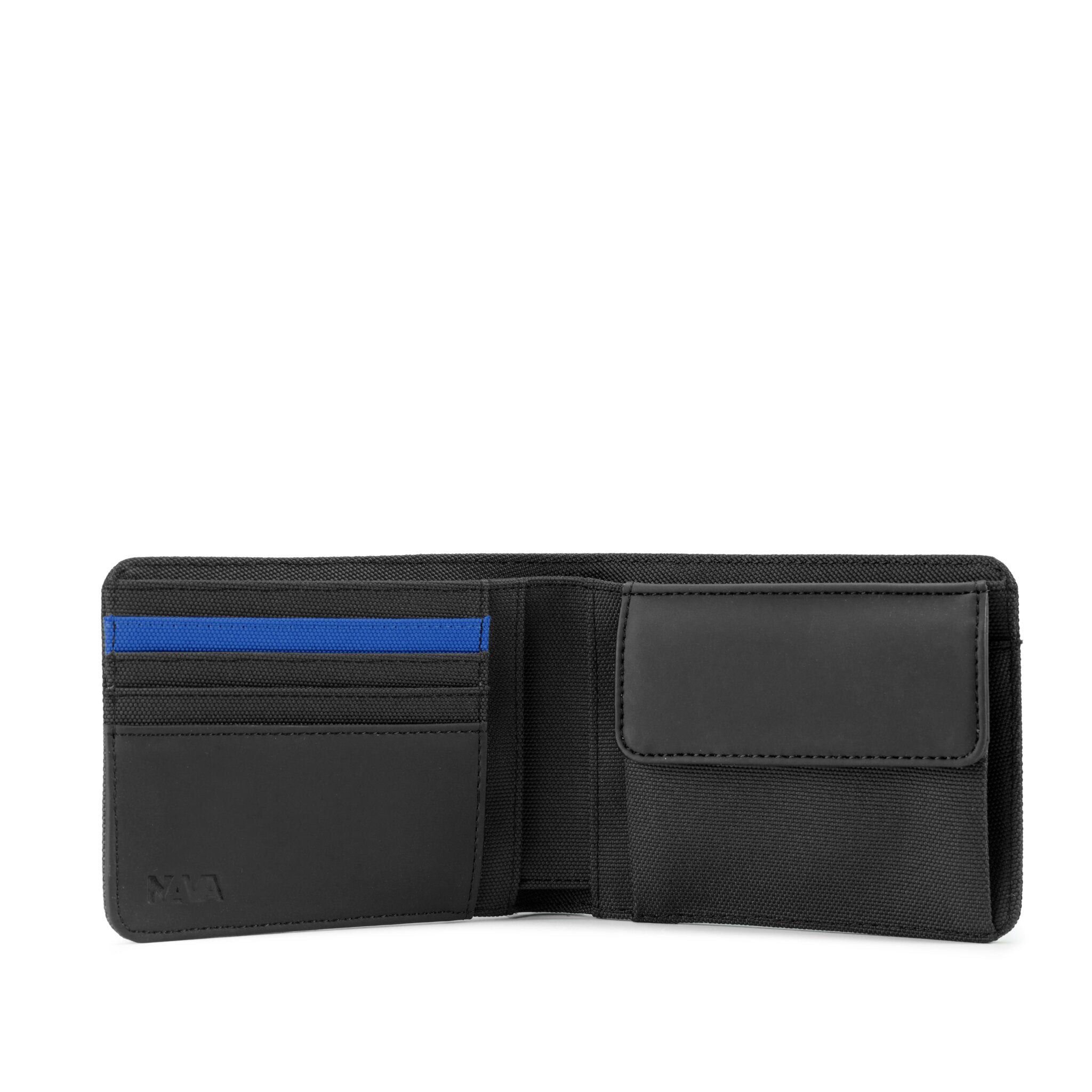 TWIN COLORS PORTAFOGLIO UOMO CON 4 CC E PORTAMONETE NERO/BLUE ROYAL