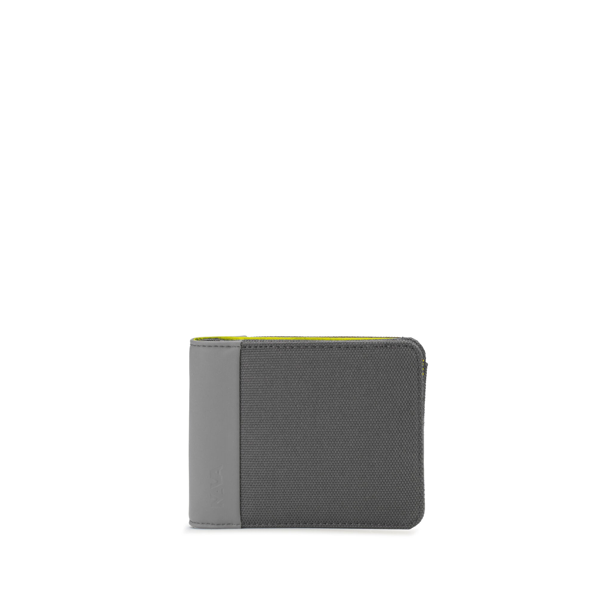 TWIN COLORS PORTAFOGLIO UOMO SLIM CON 4 CC E PORTAMONETE GREY/LIME