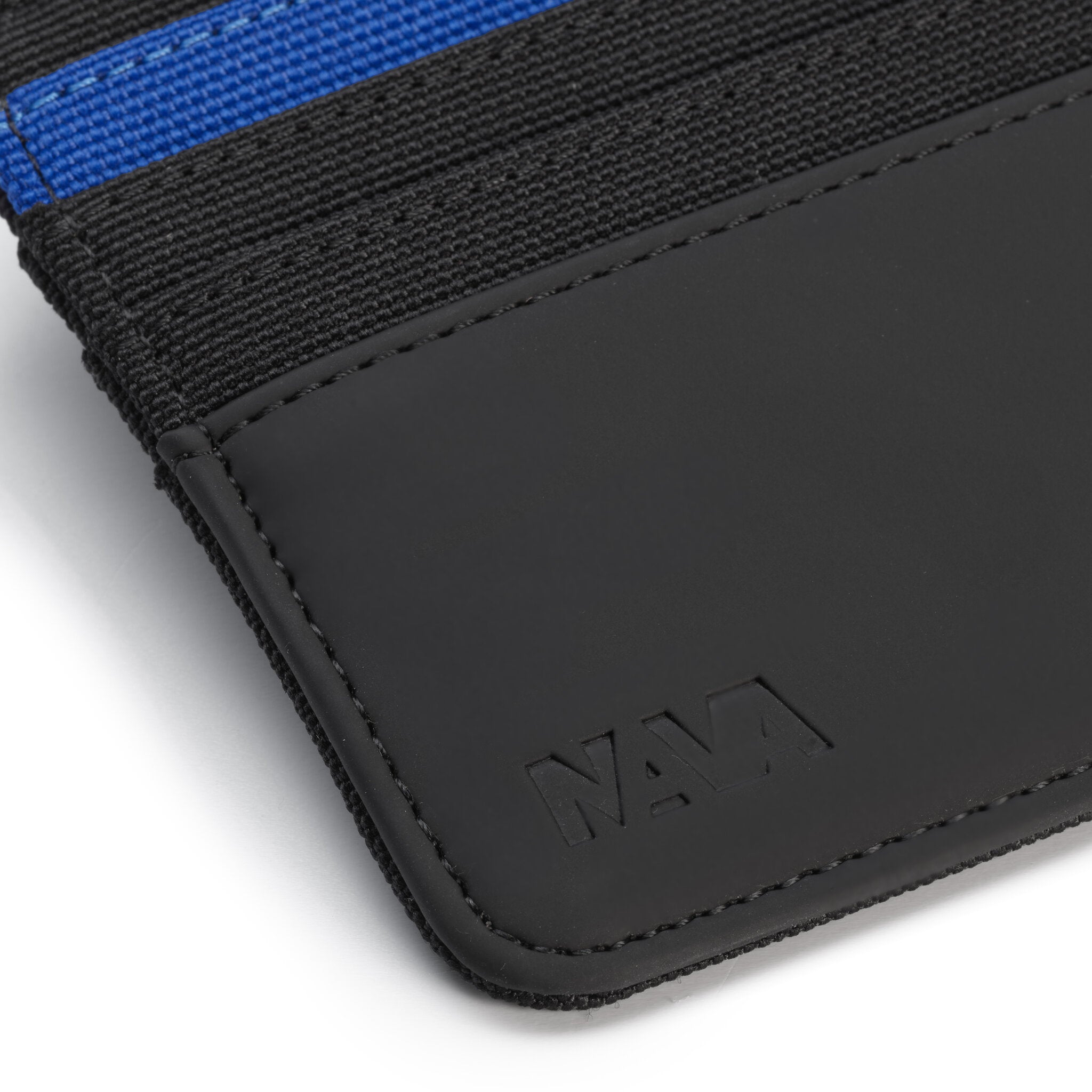 TWIN COLORS PORTA CARTE DI CREDITO E PORTADOCUMENTI CHIUSO CON ZIP, 8 CC NERO/BLUE ROYAL