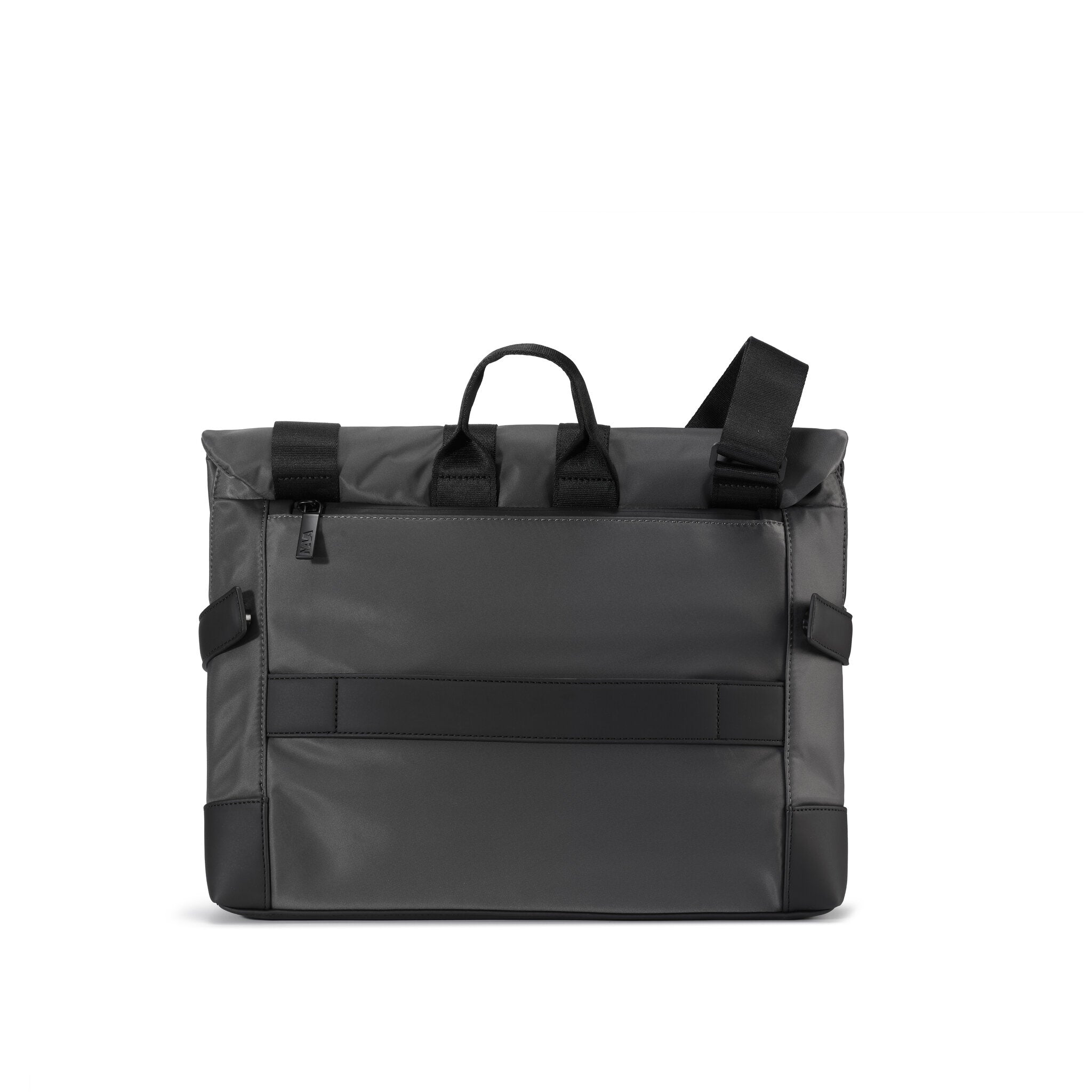 UNIFORM MESSENGER ORGANIZZATA PORTA PC CHIUSA CON PATELLA NERO/GREY STORM