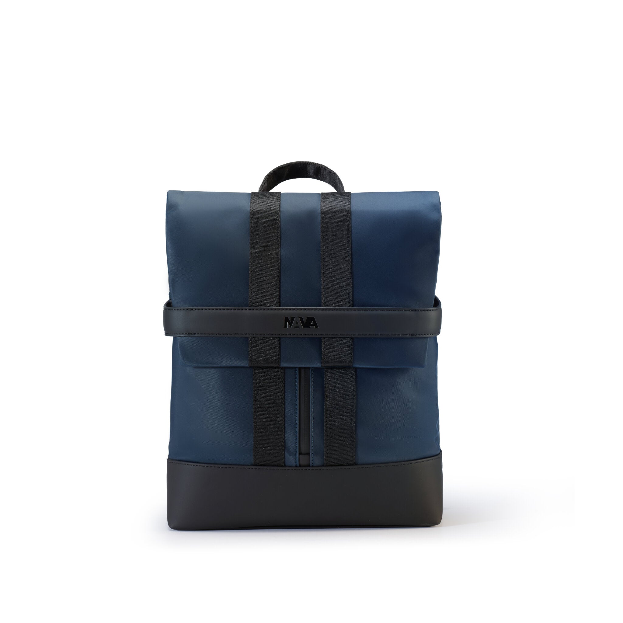 UNIFORM ZAINO SMALL PORTA PC CHIUSO CON PATELLA NERO/BLUE PETROLIO