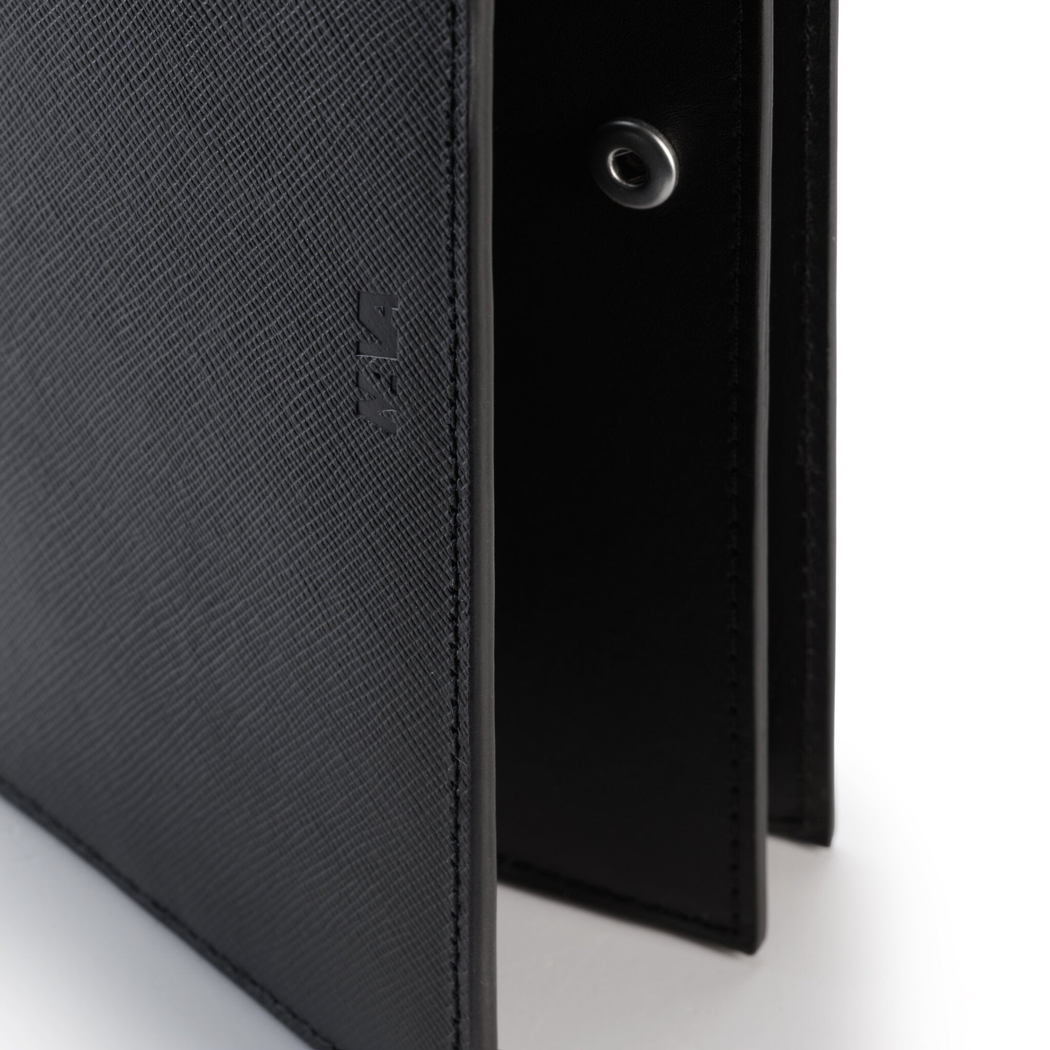 VIA DURINI PORTAFOGLIO DONNA IN PELLE, 12 CC, TASCA ESTERNA CHIUSA CON ZIP E SCHERMATURA RFID NERO