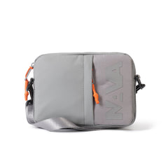 BEAT POUCH CON TASCA FRONTALE VERTICALE E TRACOLLA GRIGIO