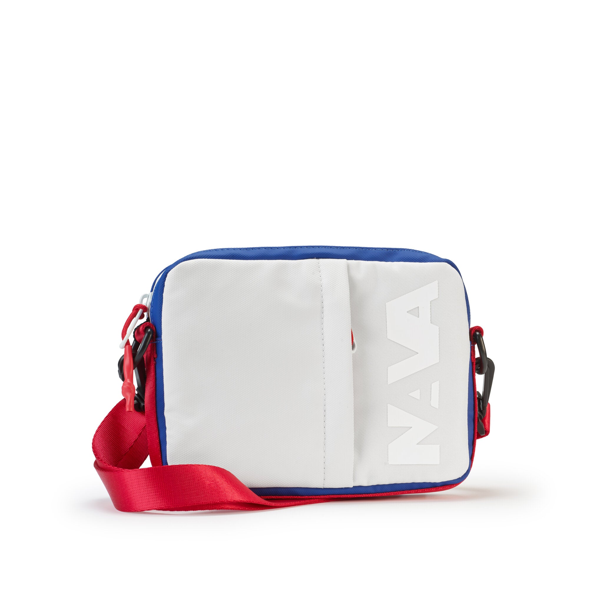 BEAT POUCH CON TASCA FRONTALE VERTICALE E TRACOLLA ROSSO COBALTO