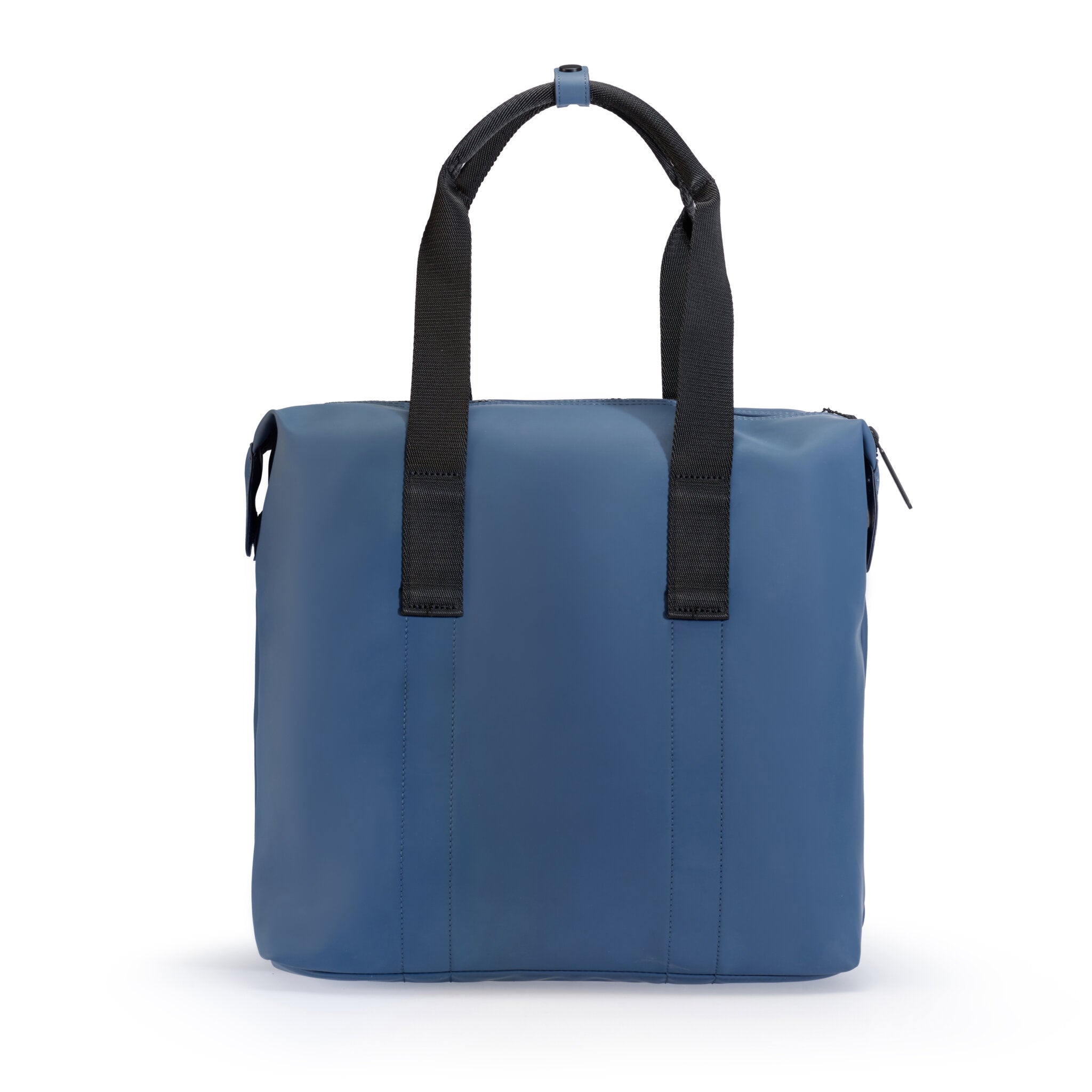 COMBO BORSA TOTE CON DUE MANICI BLU MALLARD