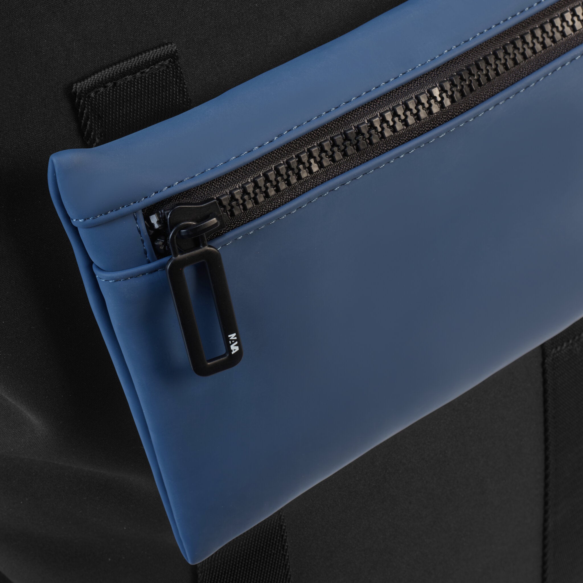 COMBO BORSA TOTE CON DUE MANICI BLU MALLARD