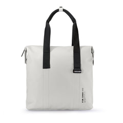 COMBO BORSA TOTE CON DUE MANICI BIANCO