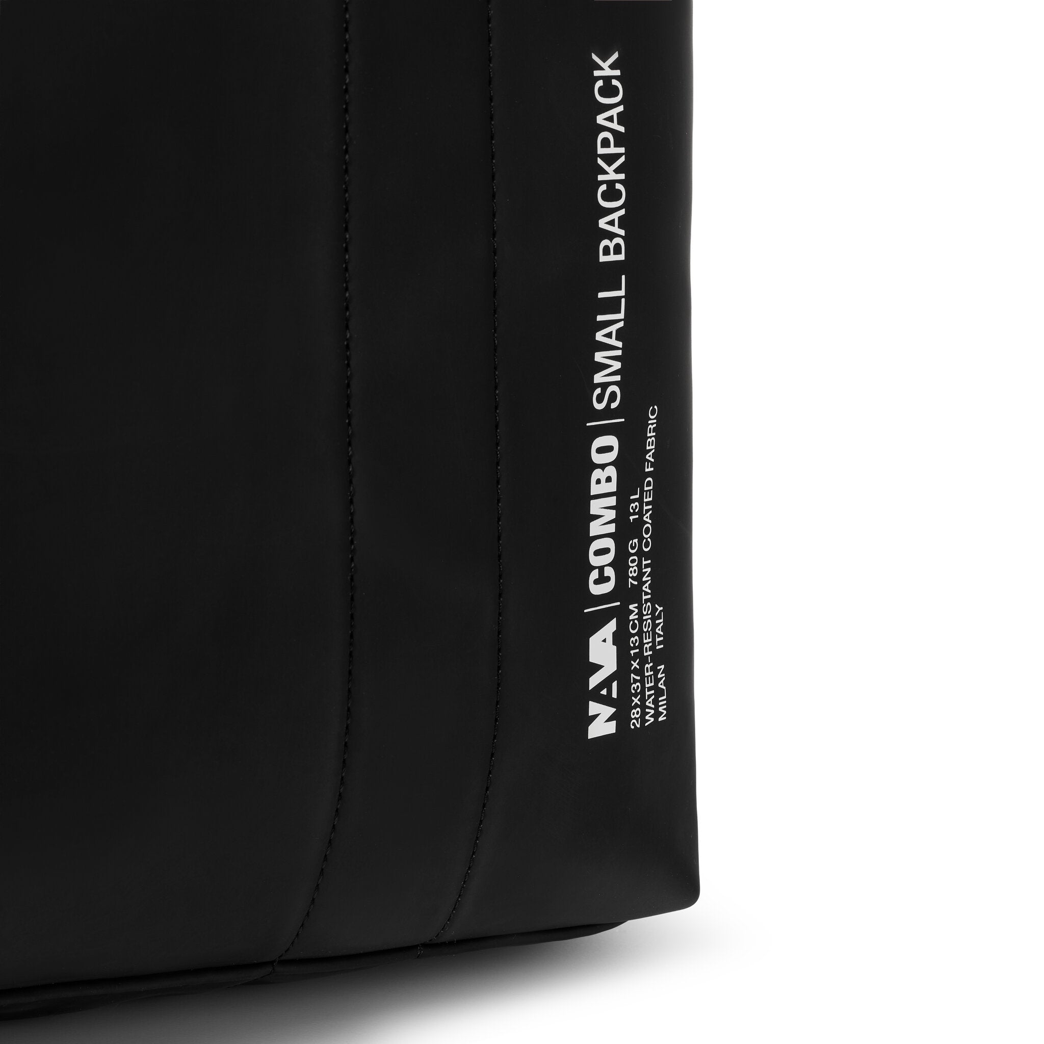 COMBO ZAINO SMALL CON ORGANIZZAZIONE INTERNA PERSONALIZZABILE NERO