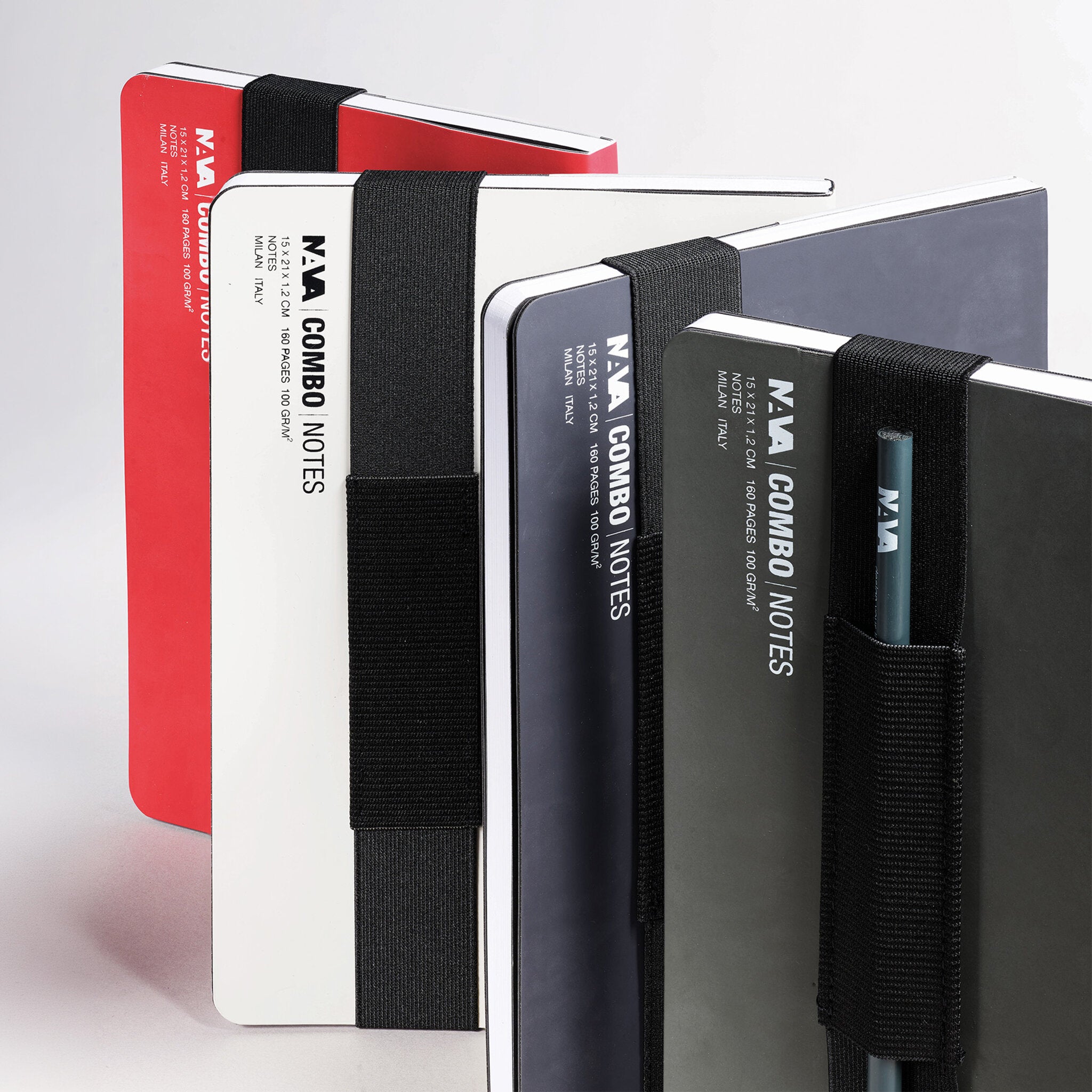 COMBO NOTES DI DESIGN FORMATO CM 15 X 21 LEAD GREY